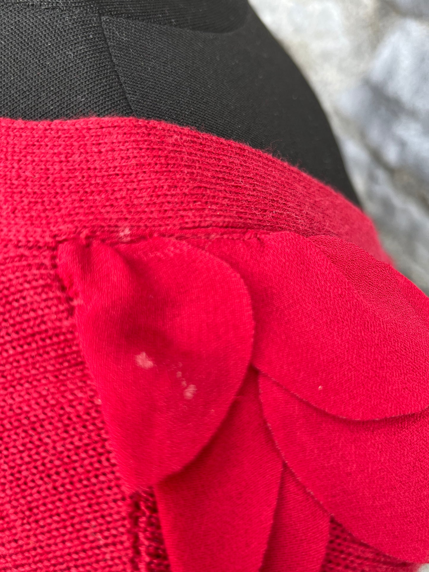 Dark Red cardigan uk 10-12