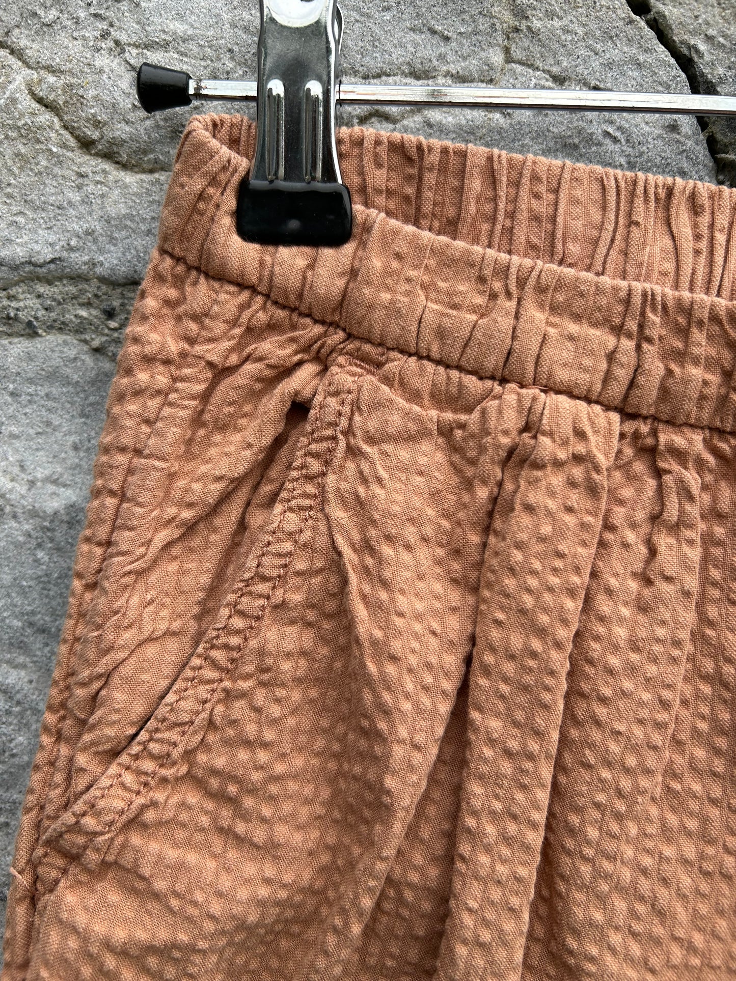 Brown paper bag pants 8-9y (128-134cm)