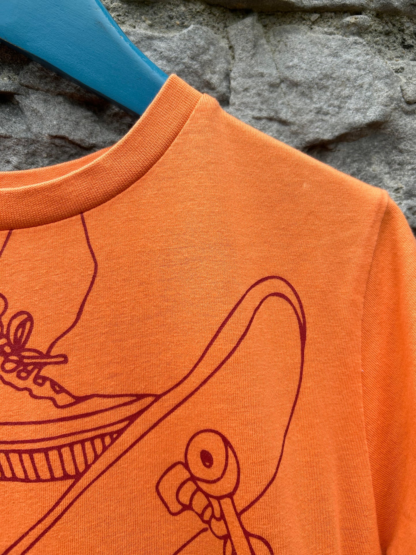 Go skate orange T-shirt 9-10y (134-140cm)