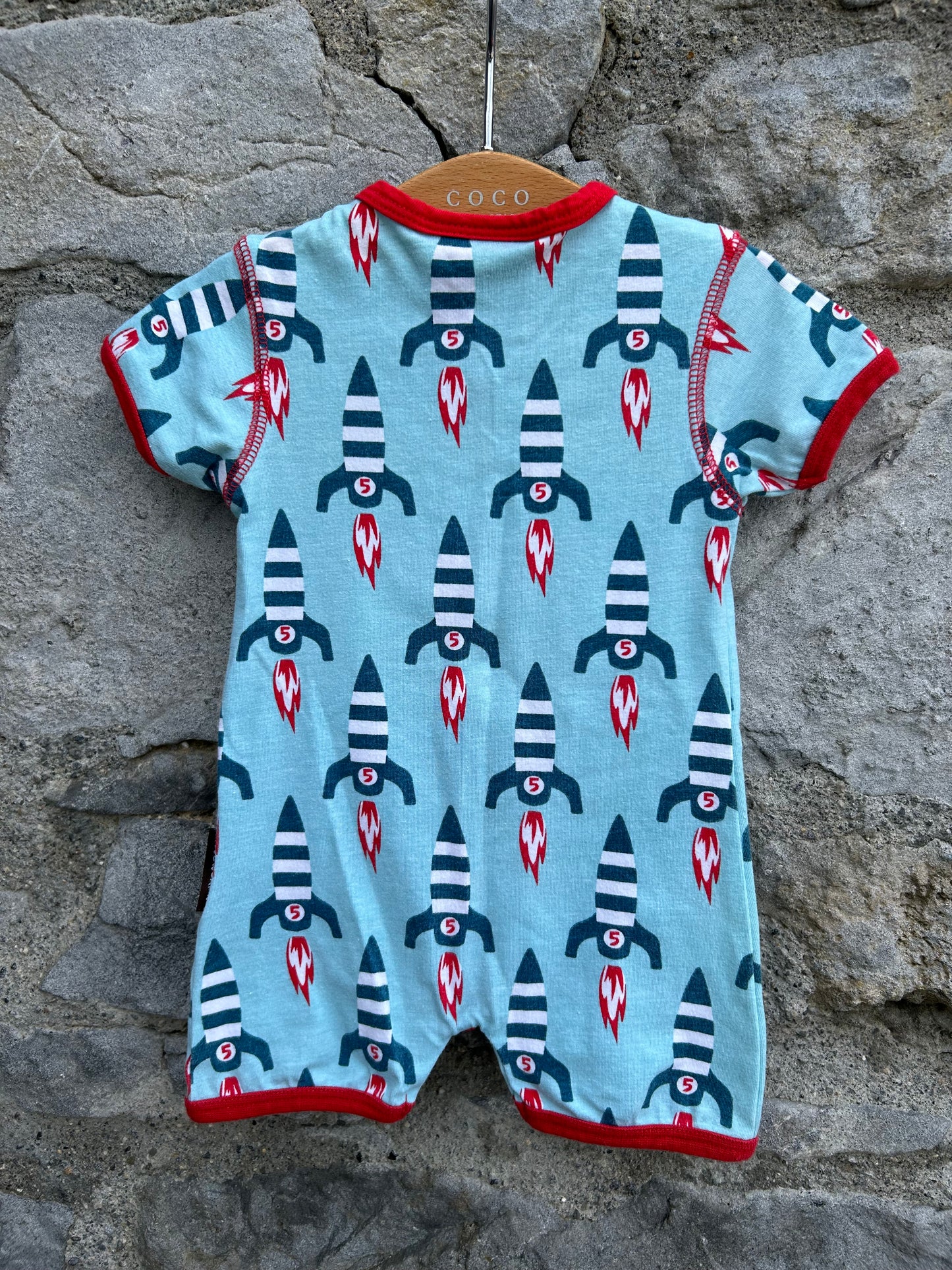 Blue rockets rompers 0-1m (50-56cm)