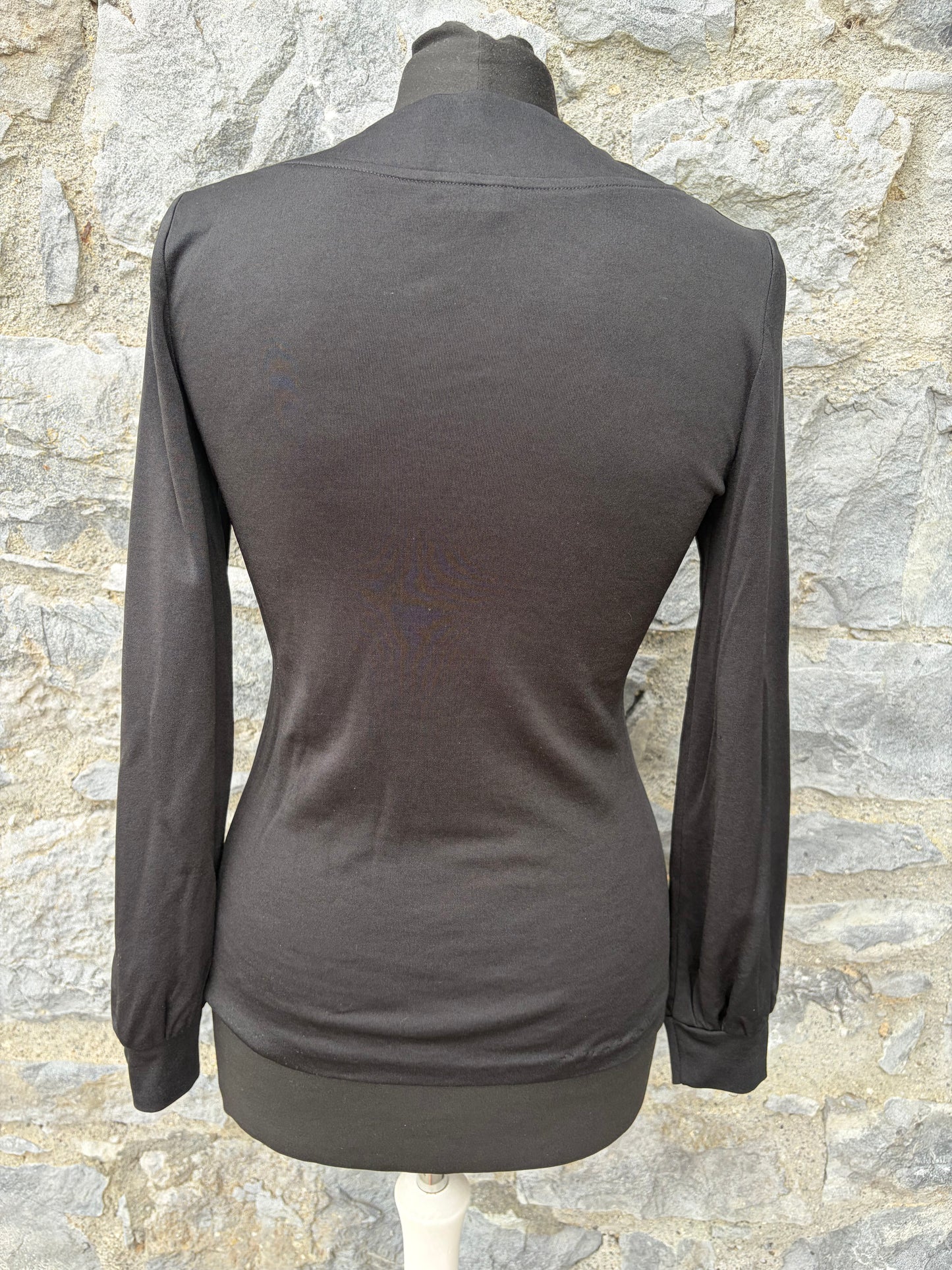 90s black top uk 8