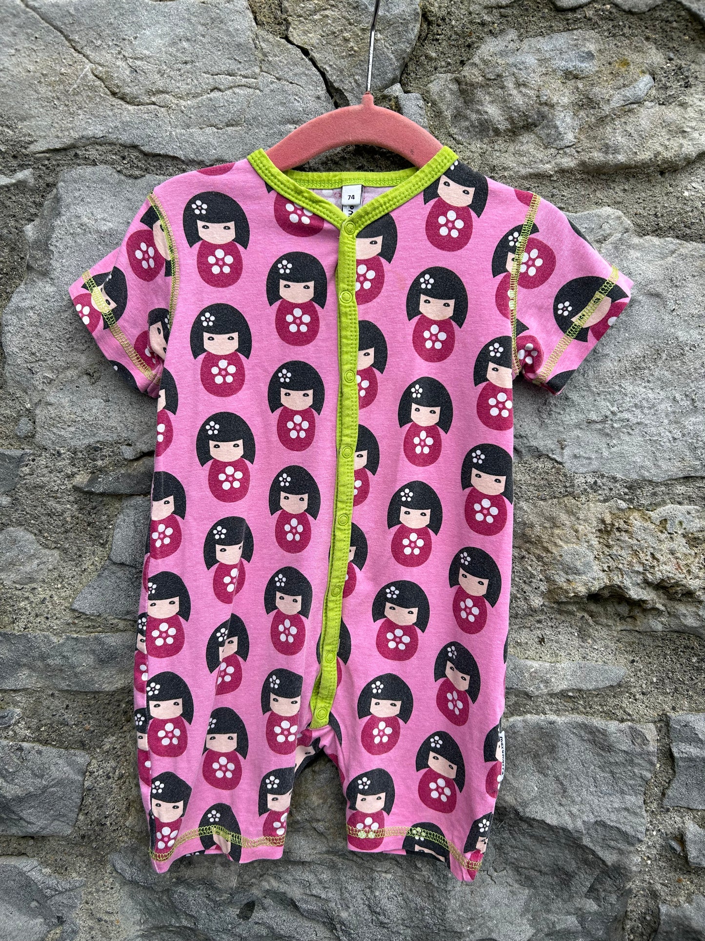 Dolls pink rompers 9-12m (74-80cm)
