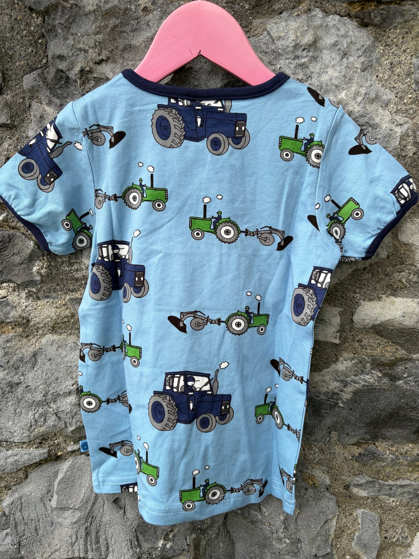 Tractors blue T-shirt 3-4y (98-104cm)