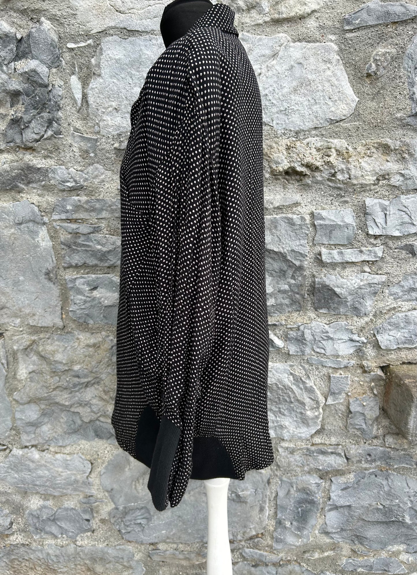 80s spotty long blouse uk 12-14