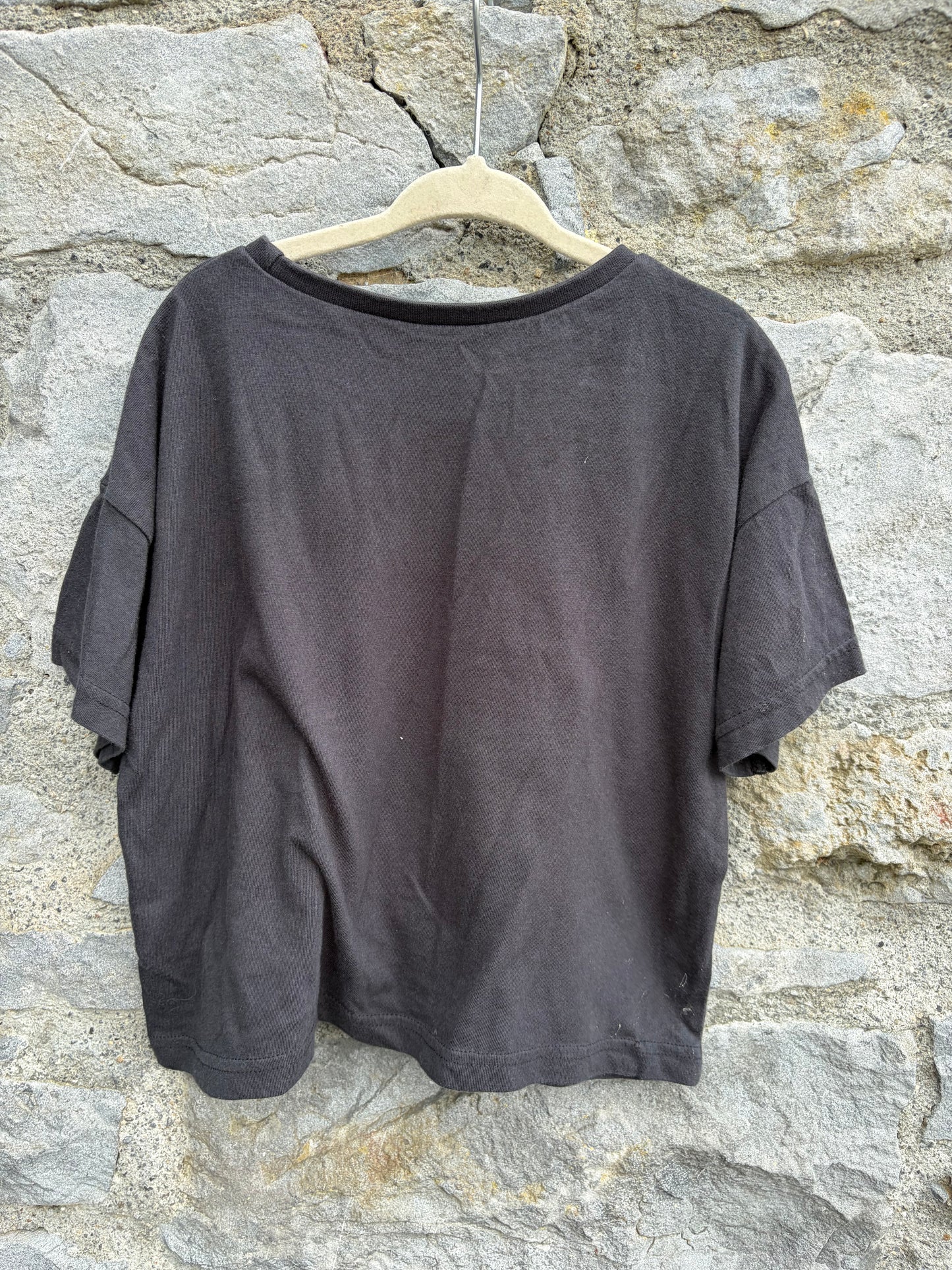 Cosmic charcoal cropped t-shirt 5-6y (110-116cm)