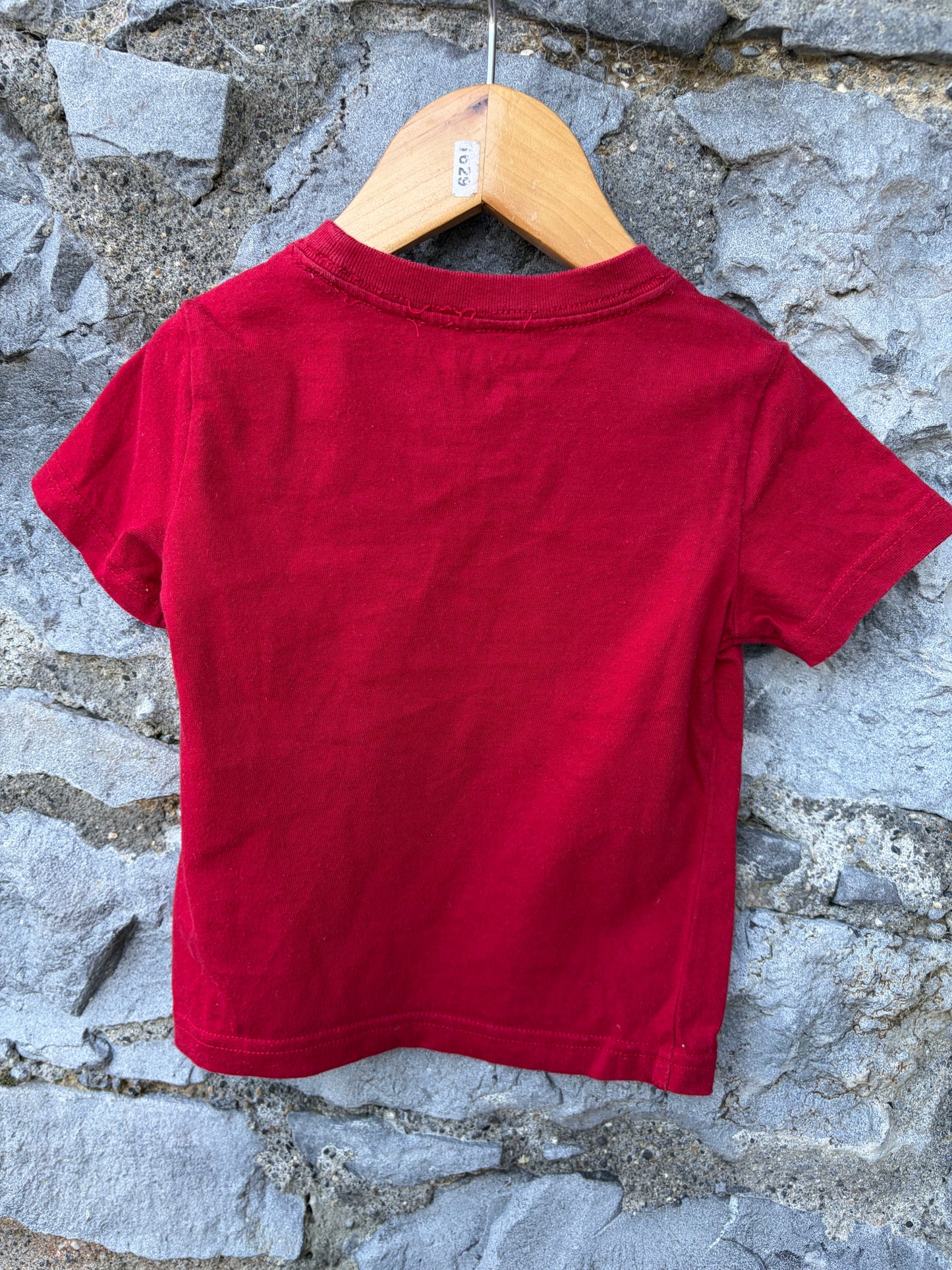 TH dark red T-shirt 18-24m (86-92cm)