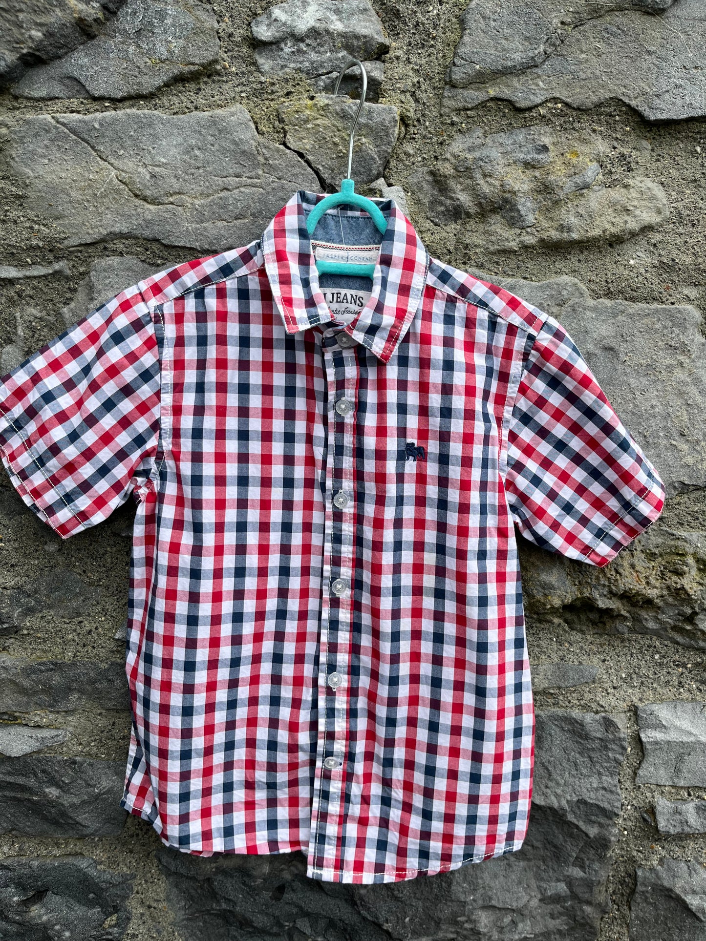 Red check shirt 6-7y (116-122cm)