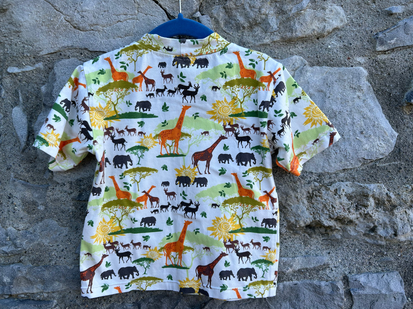 Savannah animals T-shirt 2-3y (92-98cm)