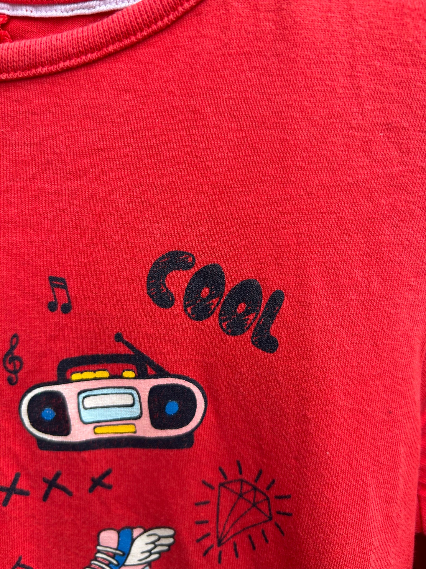Cool red top 6-7y (116-122cm)