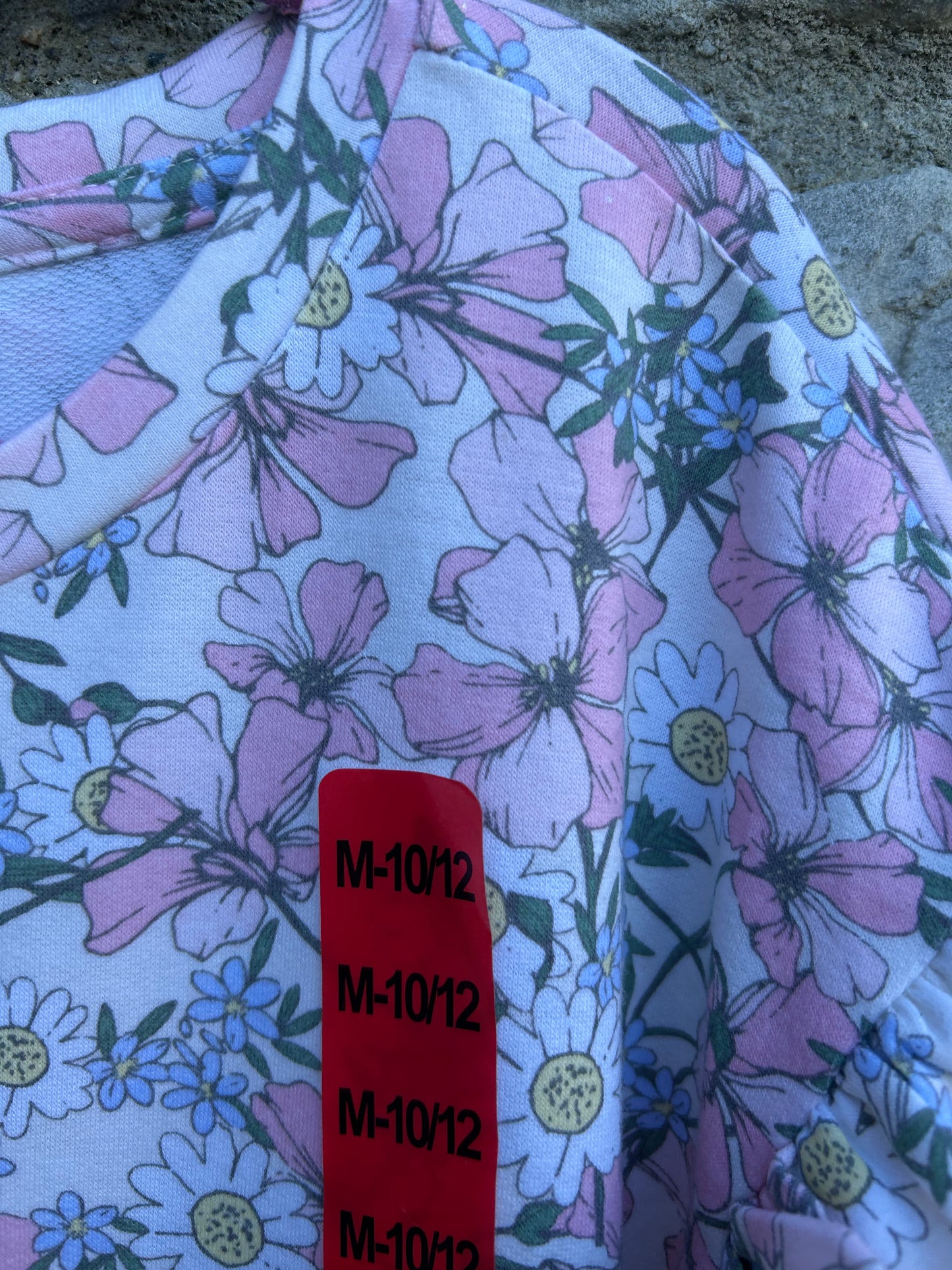 Pink flowers dress 11-12y (146-152cm)