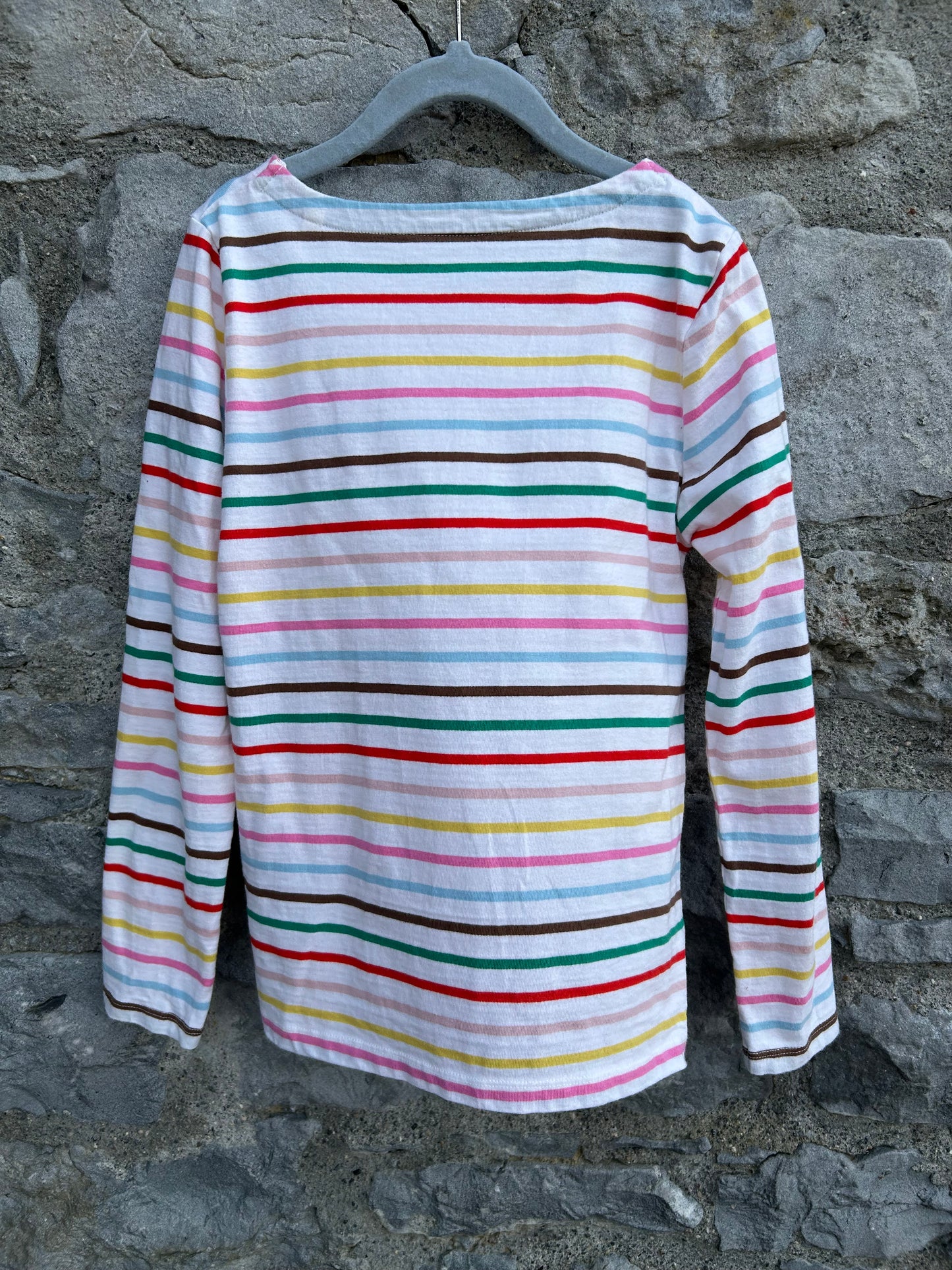 MB Colourful stripes top 8-9y (128-134cm)