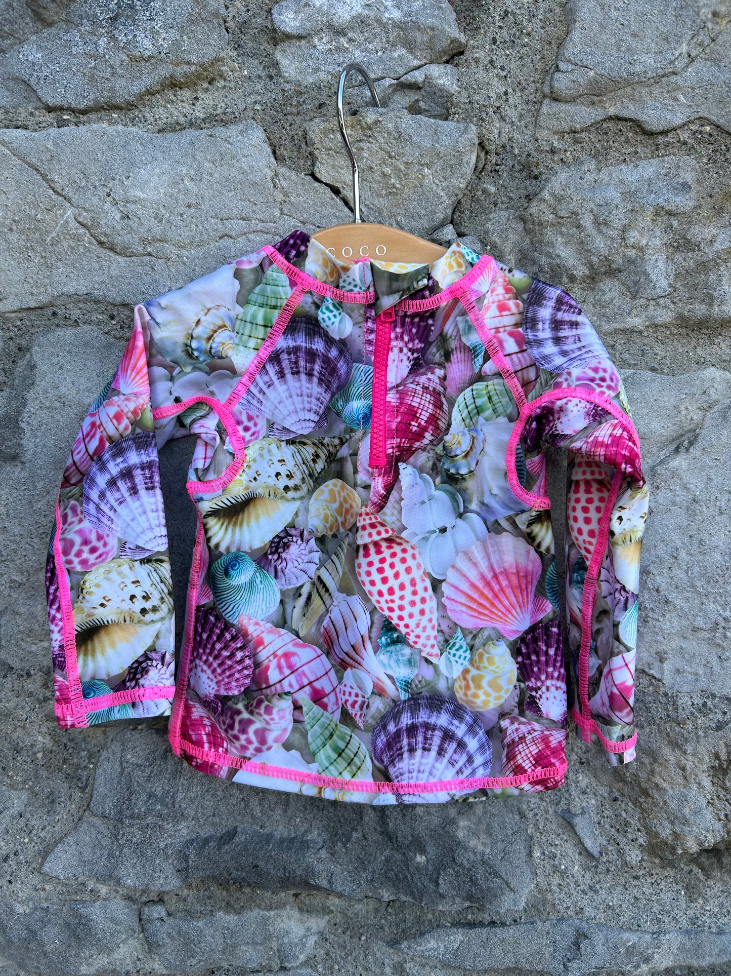 Seashell rash guard 3-6m (62-68cm)