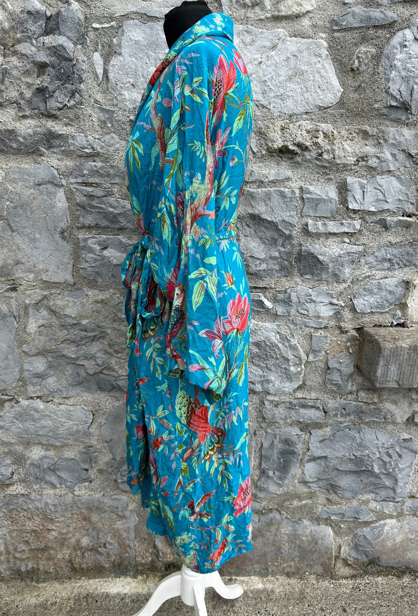 Birds teal gown uk 12-14
