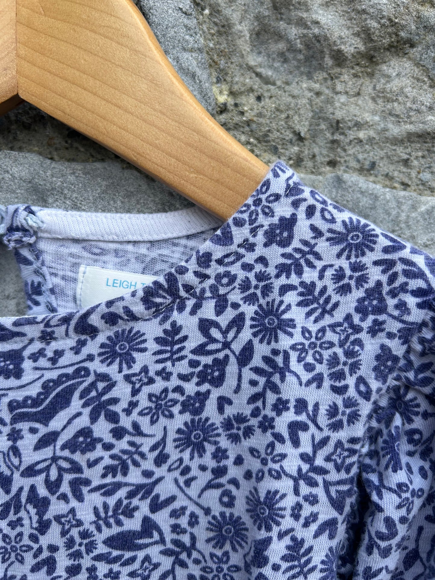 Blue flowers dress 4-5y (104-110cm)