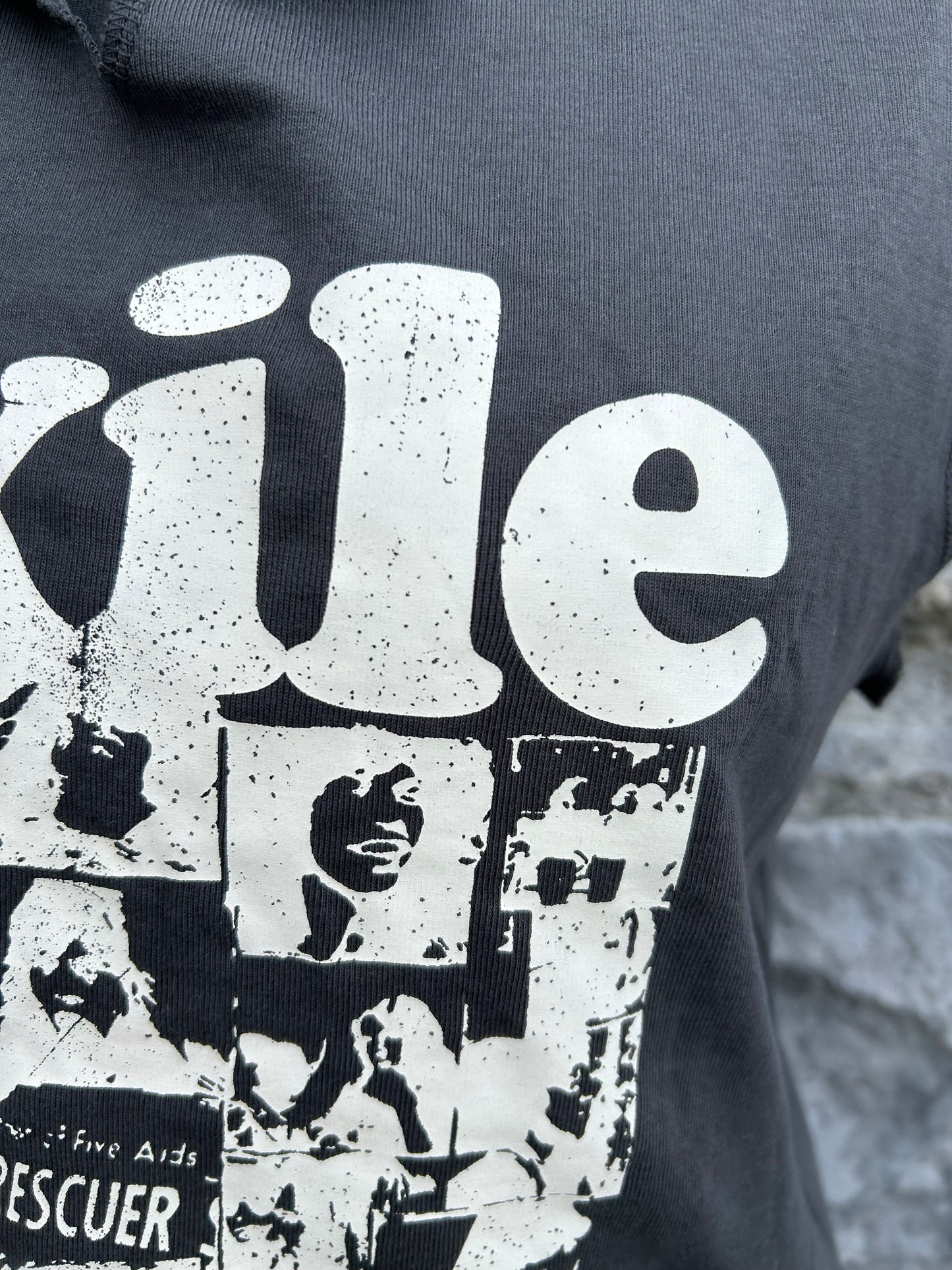 Exile grey Top uk 12