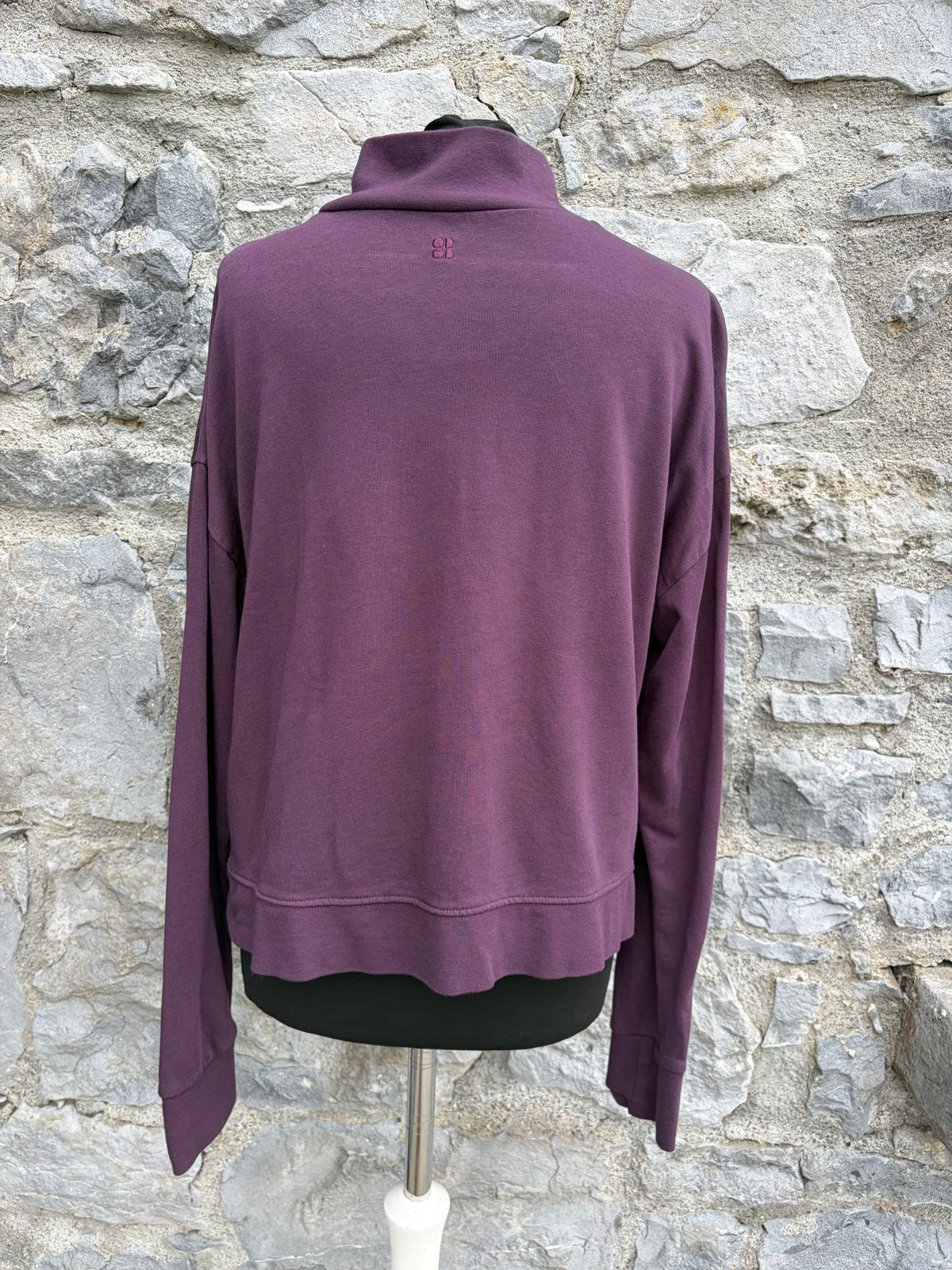 Purple After Class Funnel Neck Sweatshirt uk 12