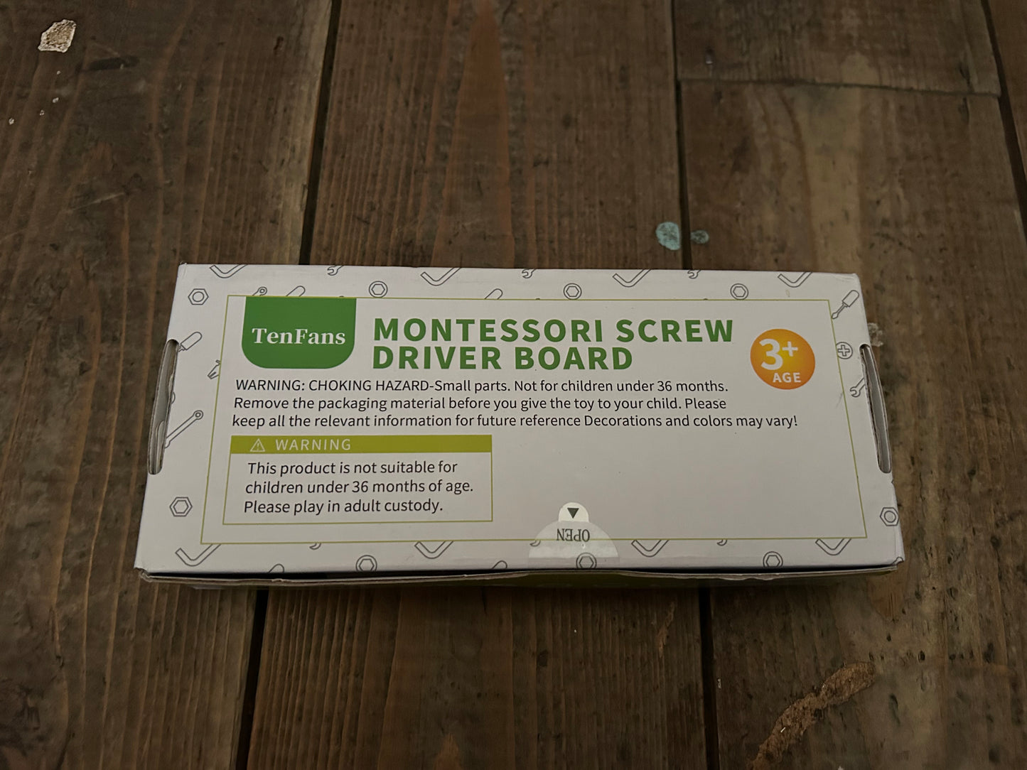 Montessori screw driver board