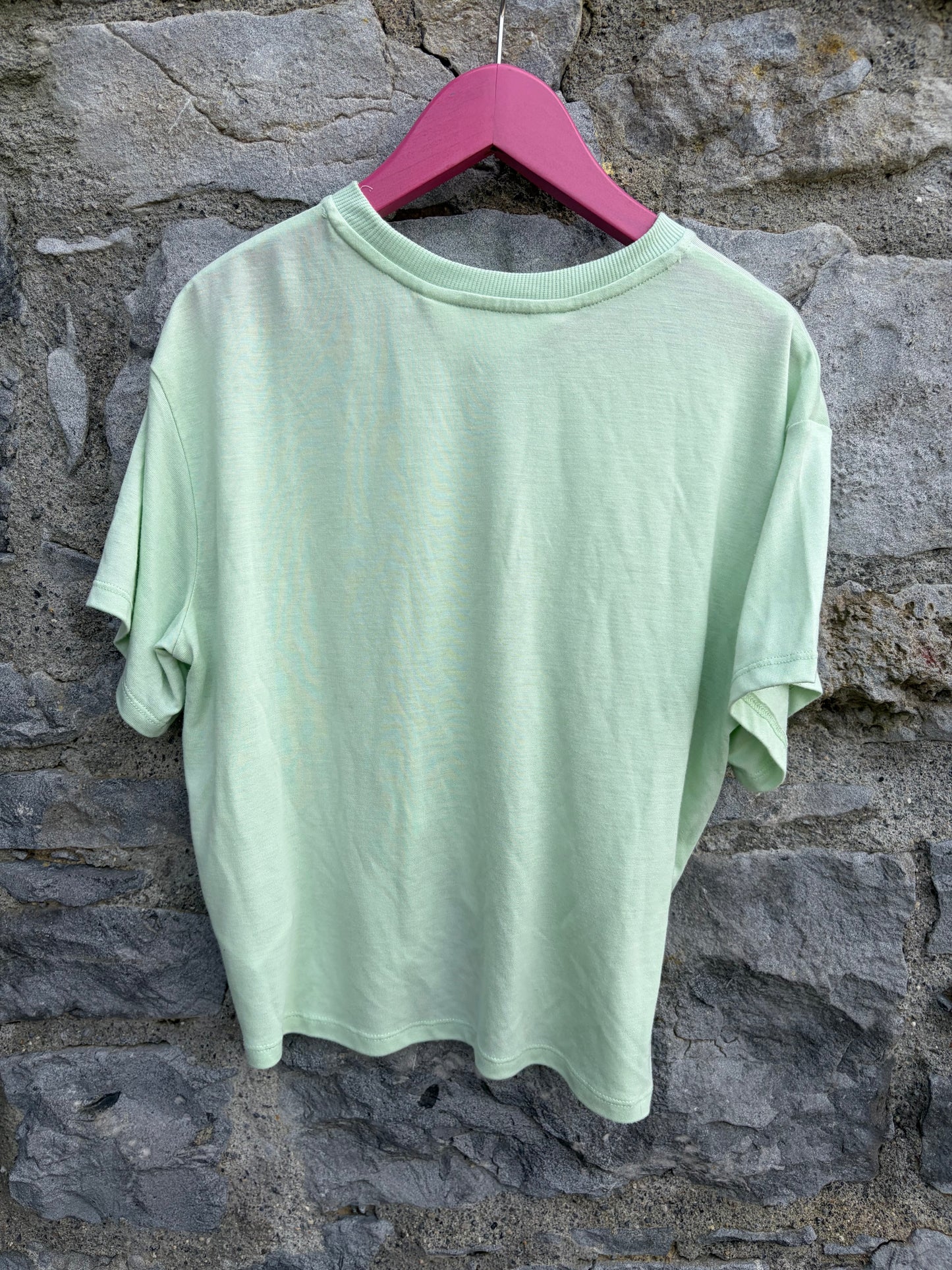Green cropped top 11-12y (146-152cm)