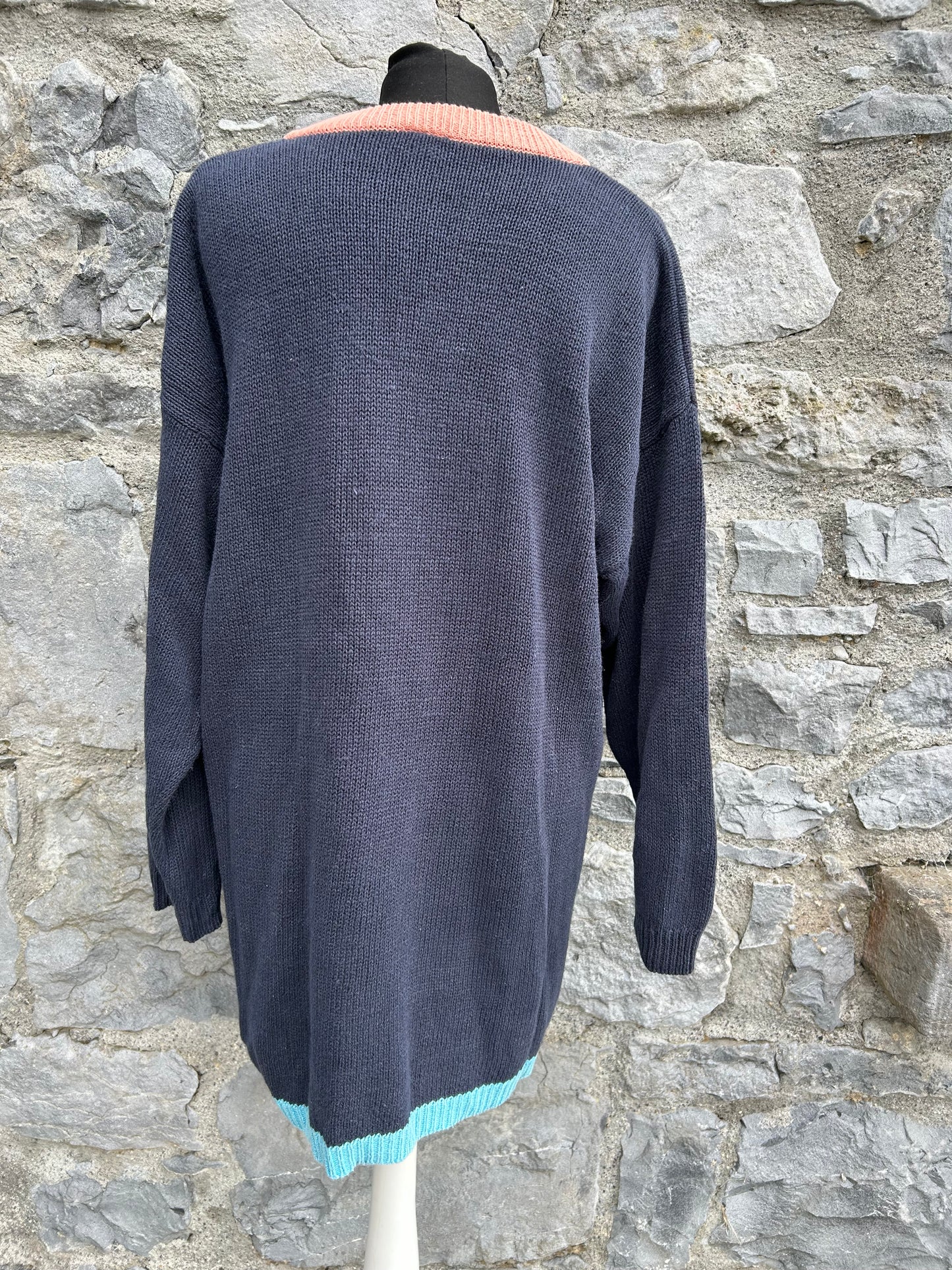 80s summer sail jumper Large