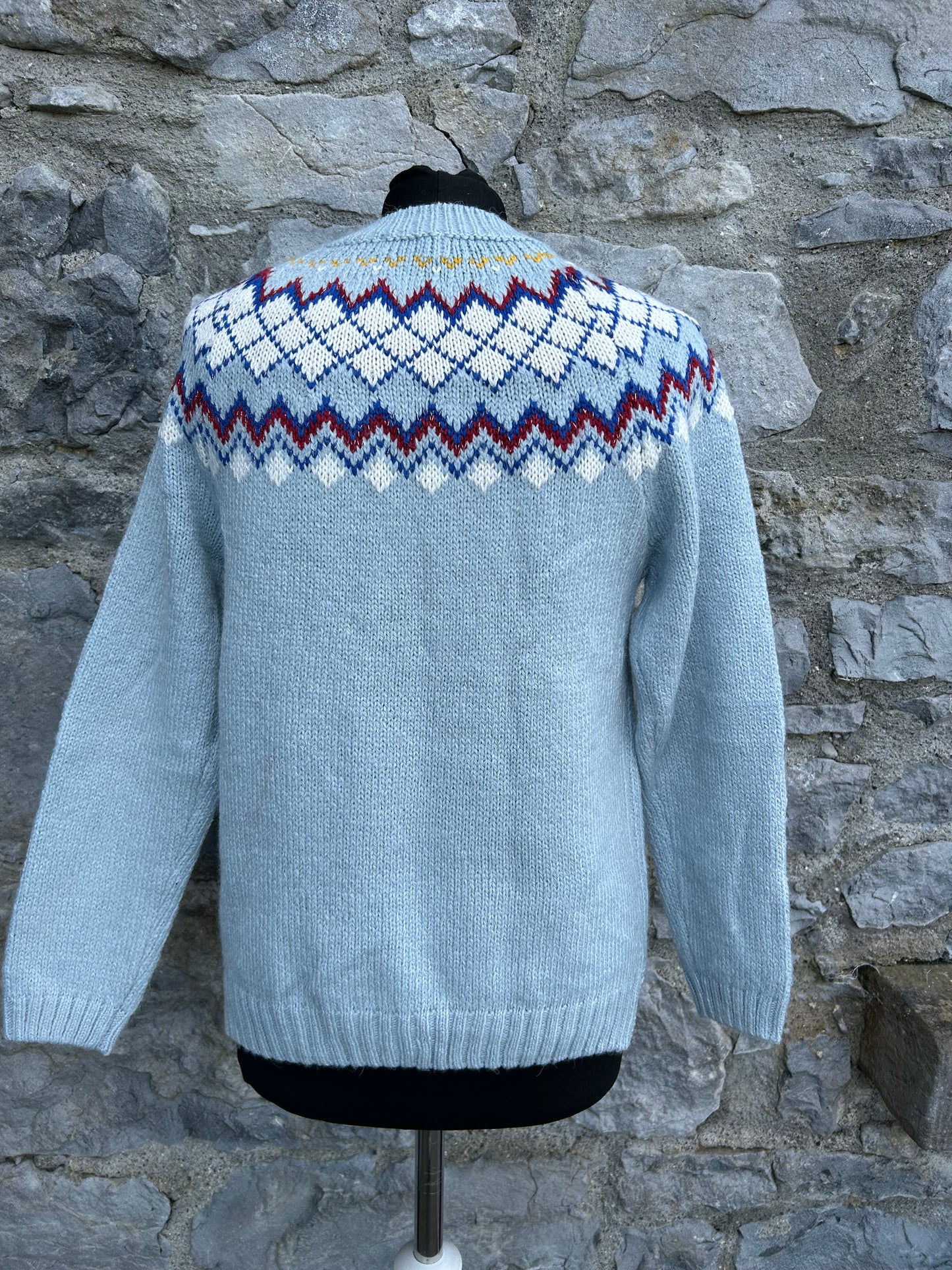 Blue Fair Isle sweater 11-12y (146-152cm)
