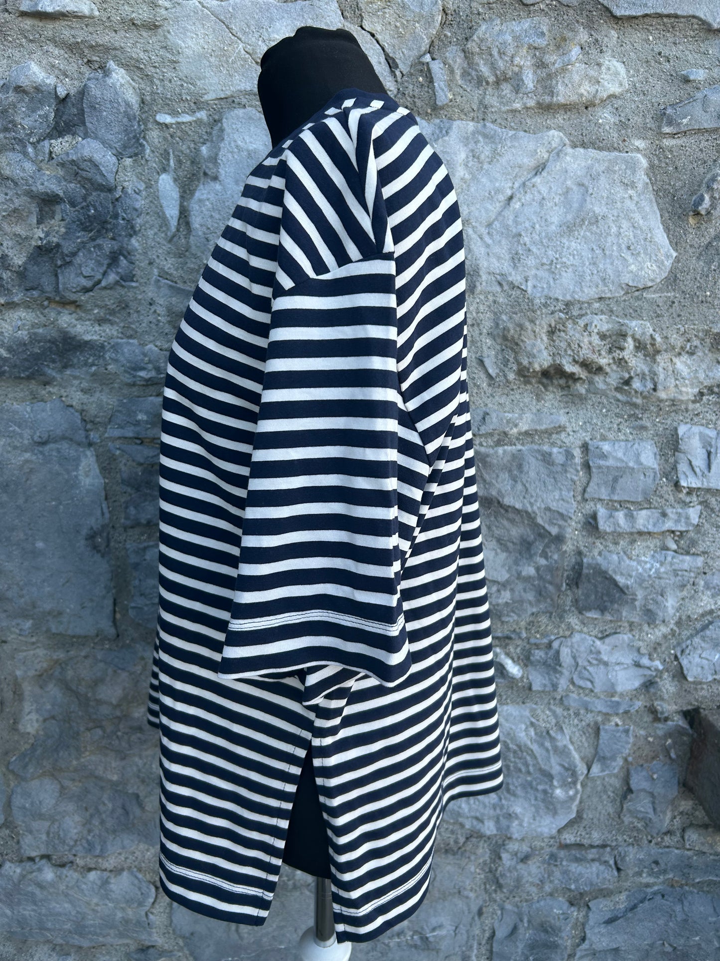 Navy stripy top uk 12-14