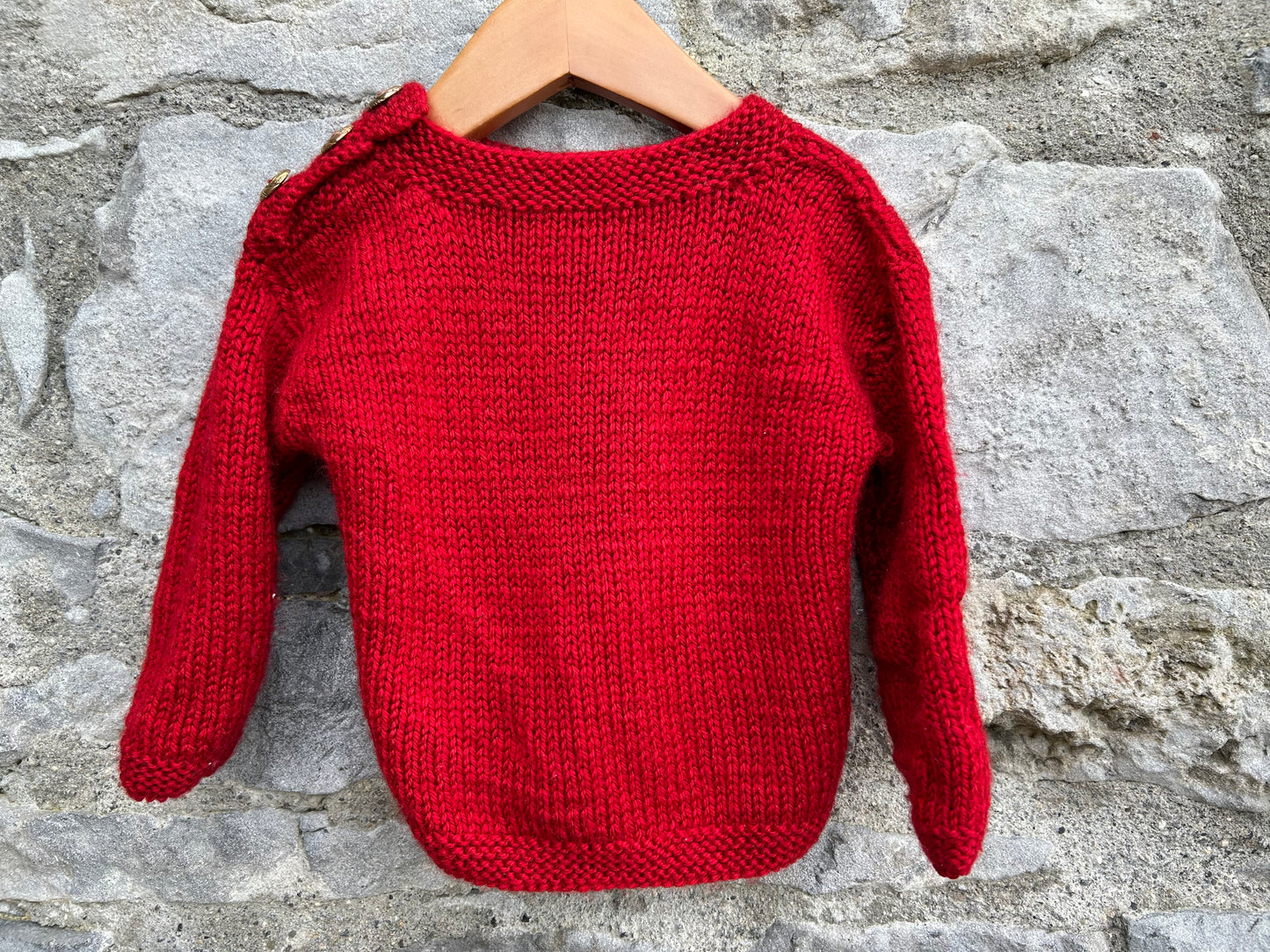 Dark red jumper 9-12m (74-80cm)
