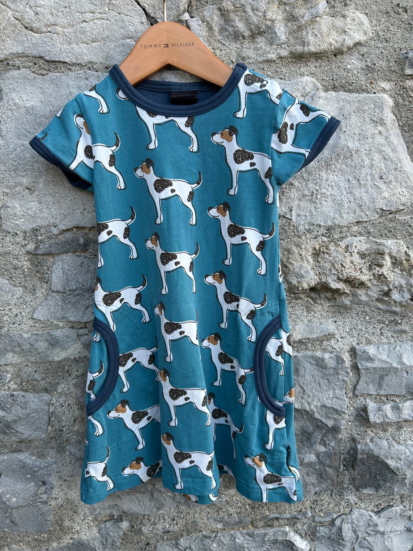 Dogs blue dress 18-24m (86-92cm)