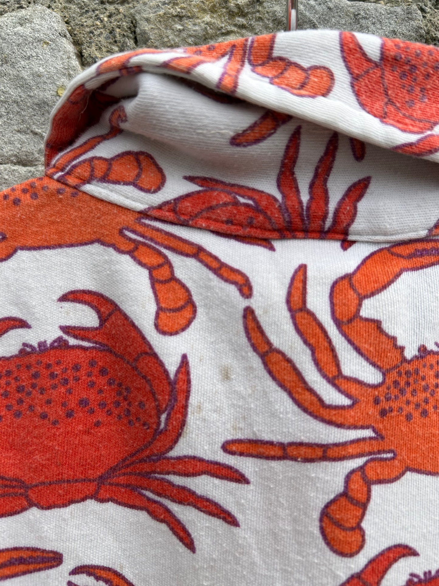 Red crabs polo top 12-18m (80-86cm)