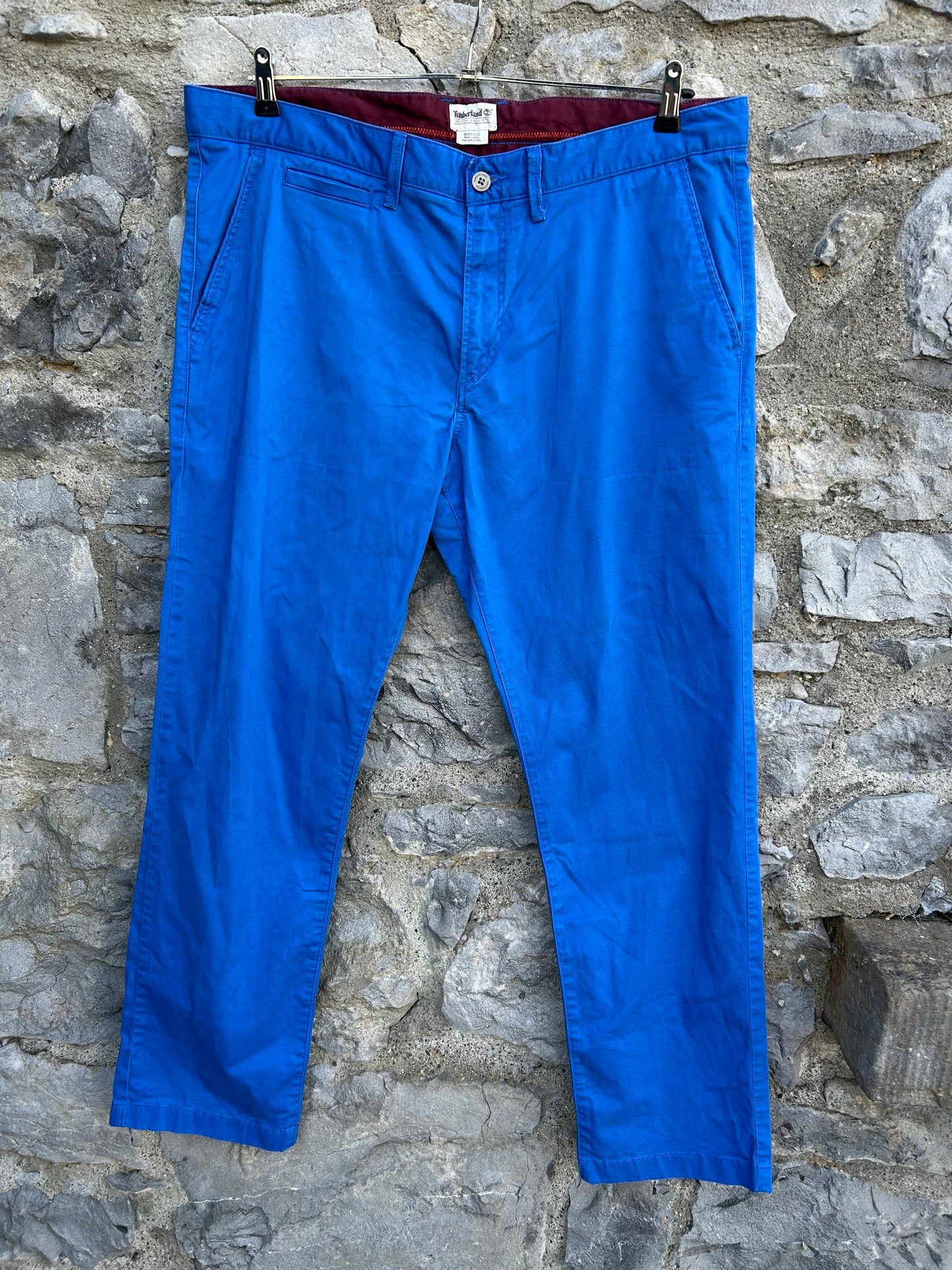 Blue chinos W40" x L32"