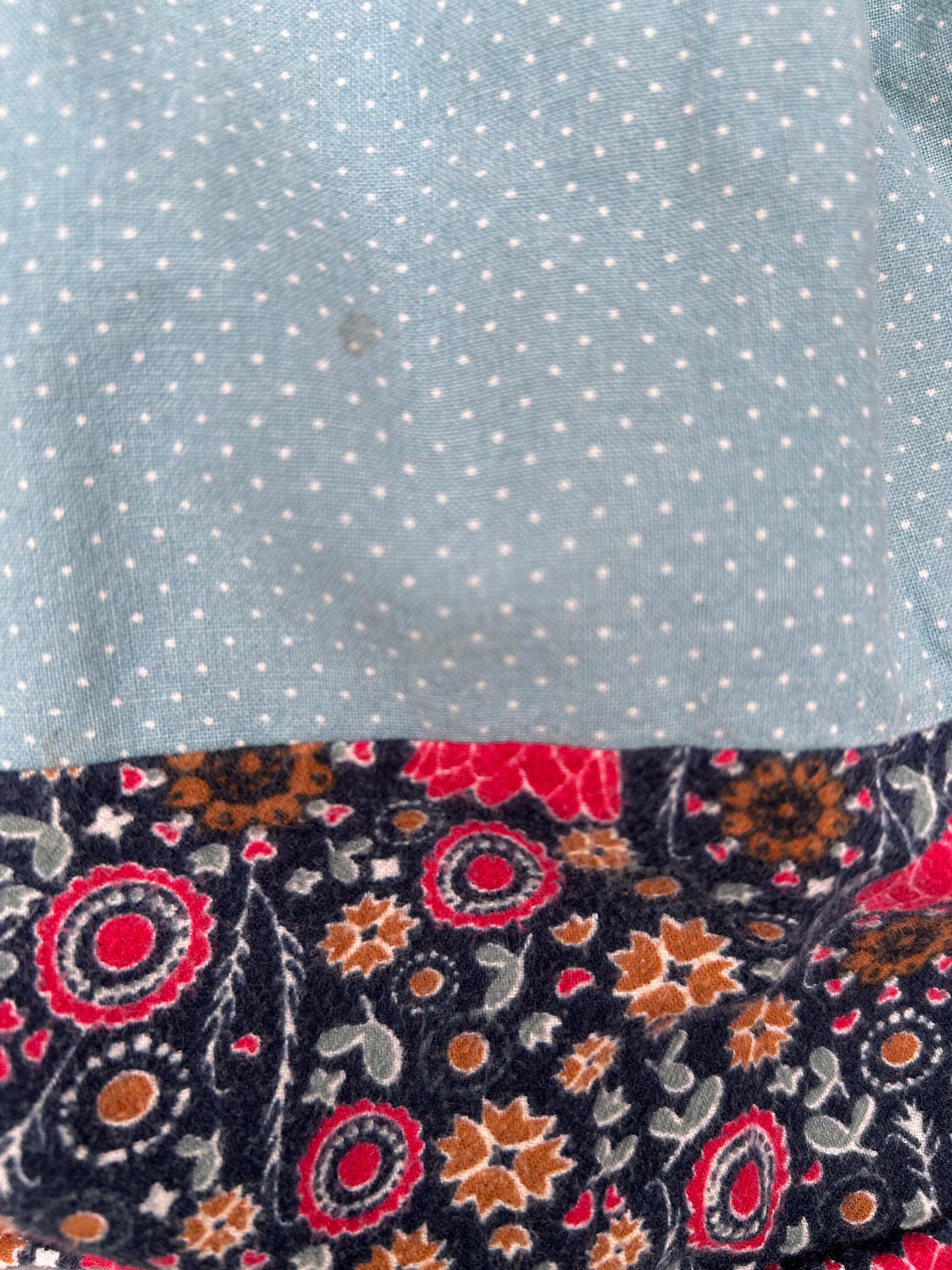 Dots&flowers skirt 6-7y (116-122cm)