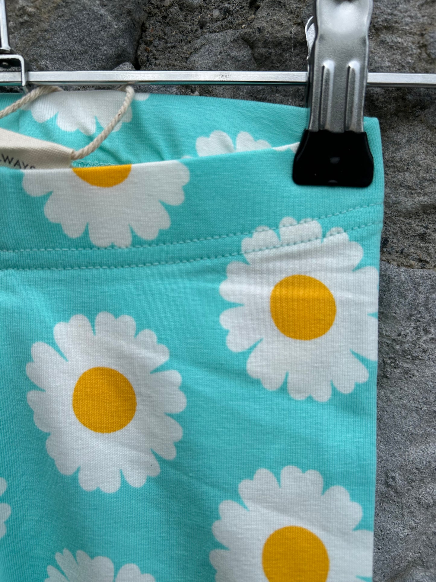 Blue daisies cropped leggings 9-12m (74-80cm)