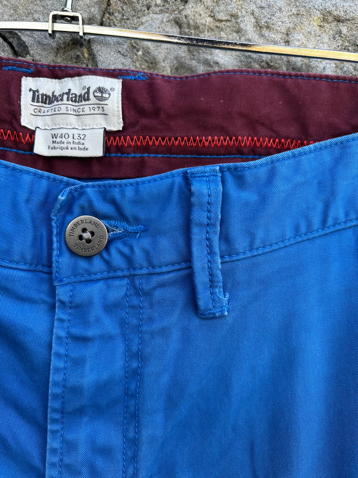 Blue chinos W40" x L32"