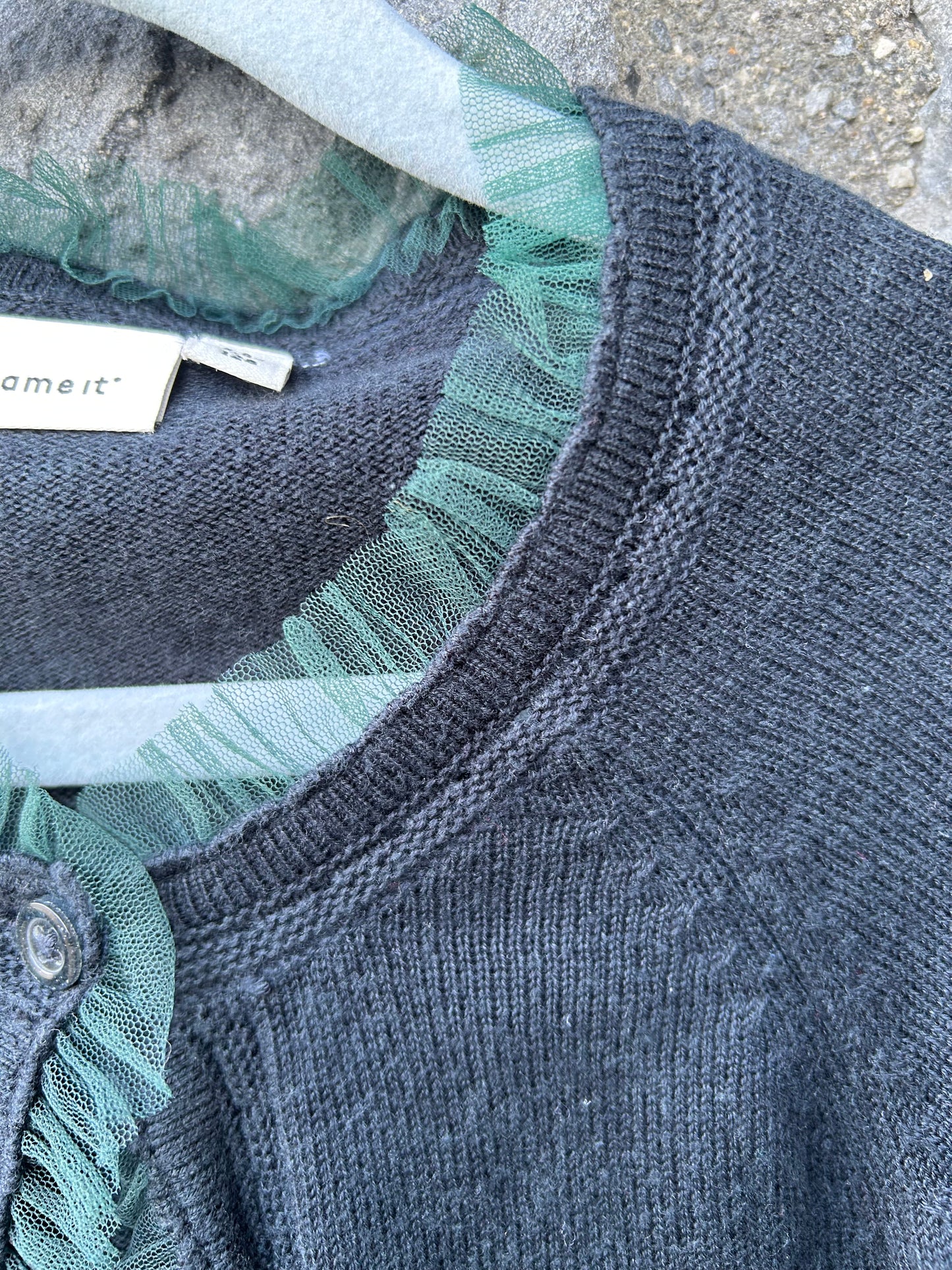 Dark green bolero 7-8y (122-128cm)