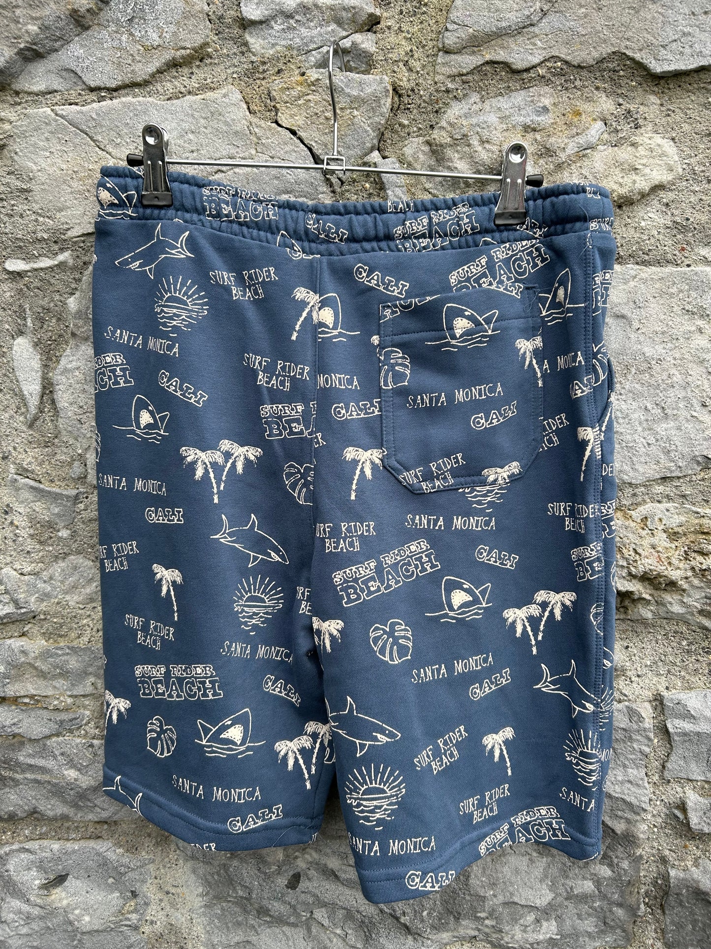 Beach navy shorts 13-14y (158-164cm)
