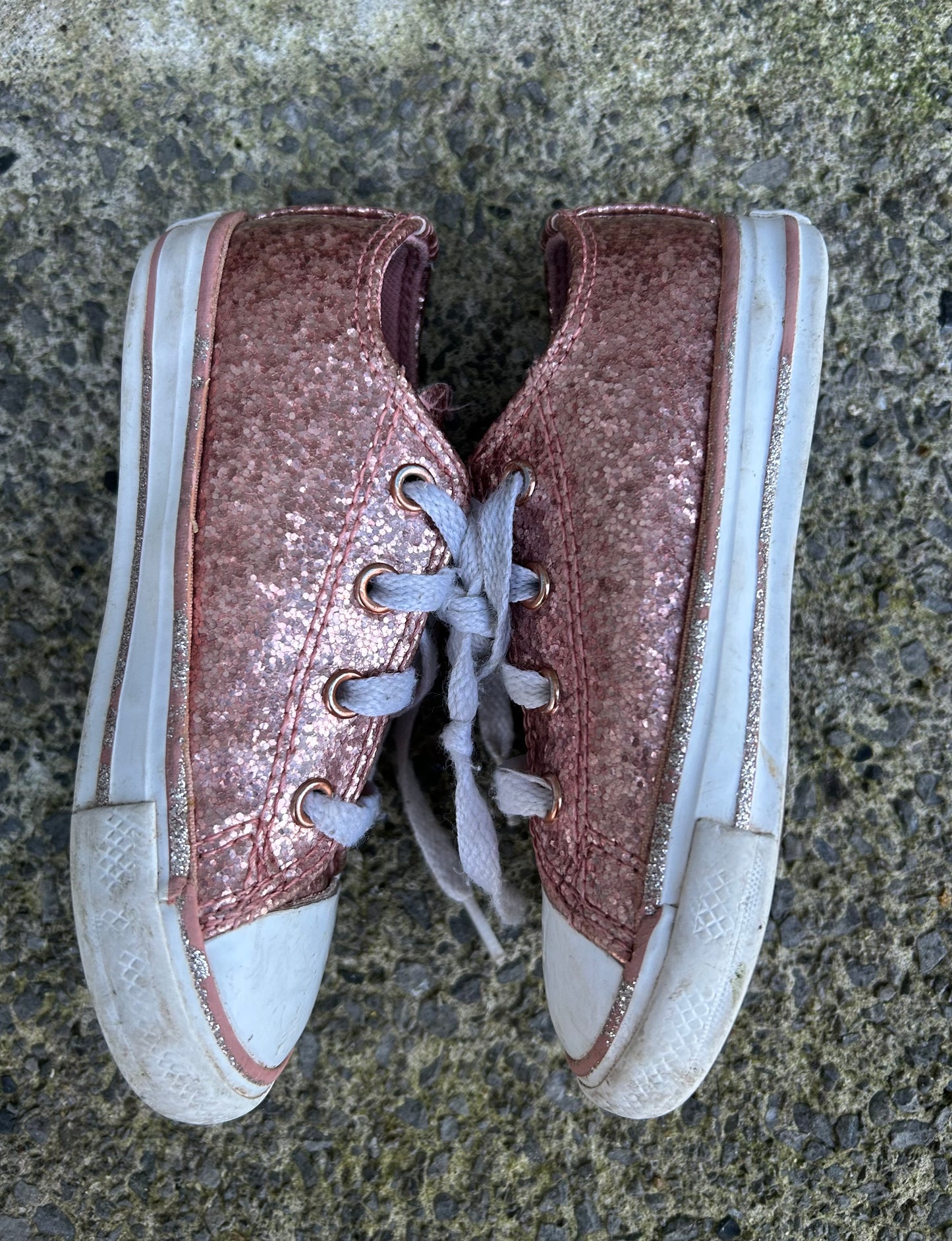 Pink sequin trainers uk 8 (eu 24)