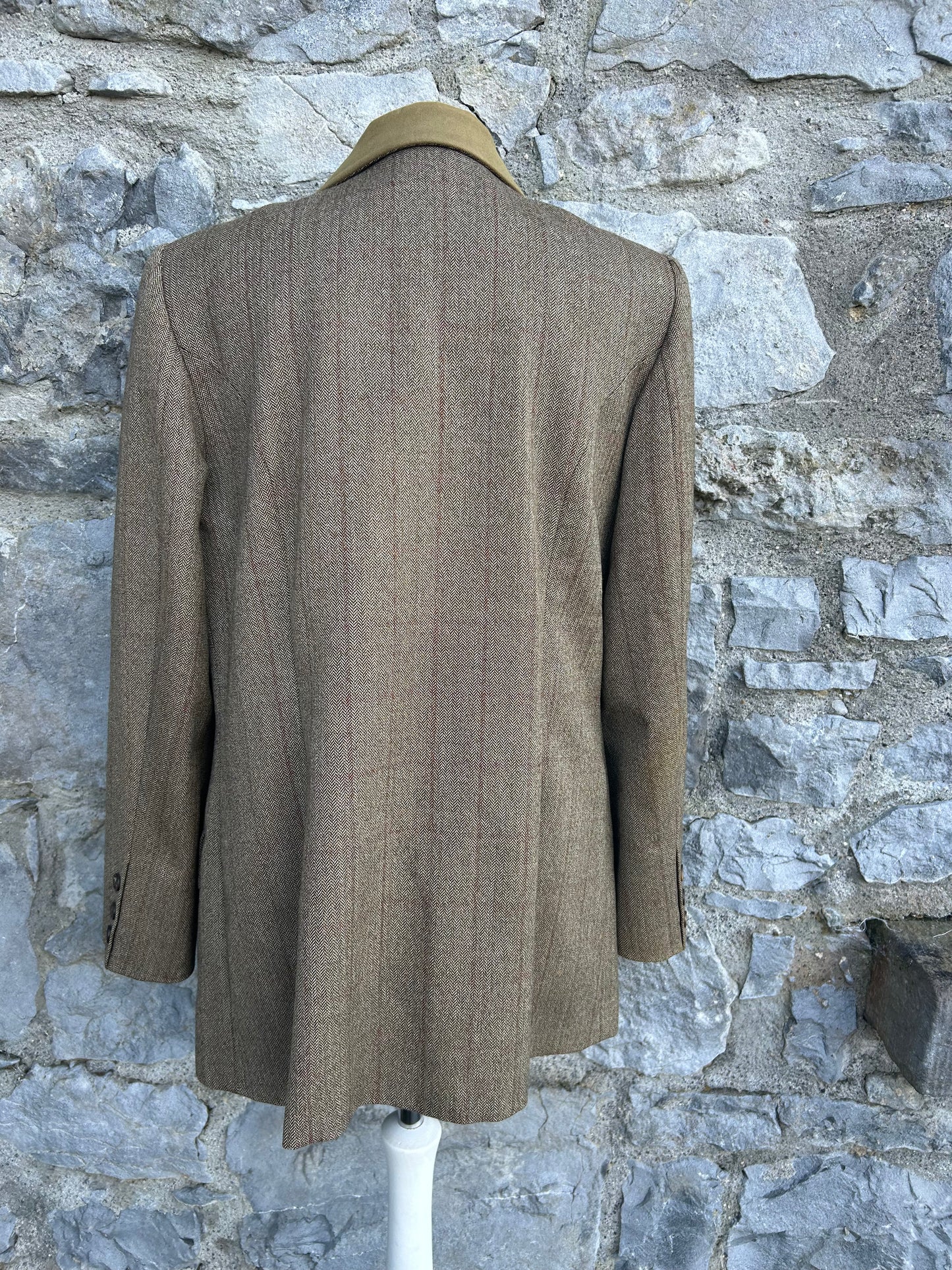 Brown tweed blazer uk 14