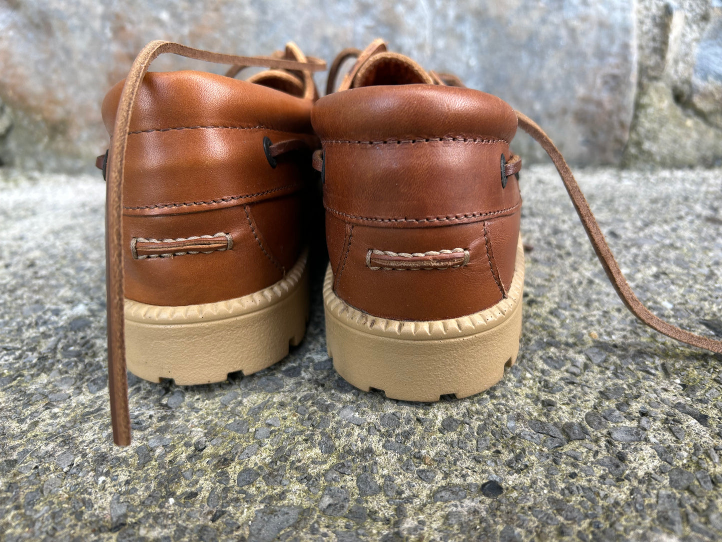 Leather Deck Style & Leather Lace Shoes uk 5 (eu 38)