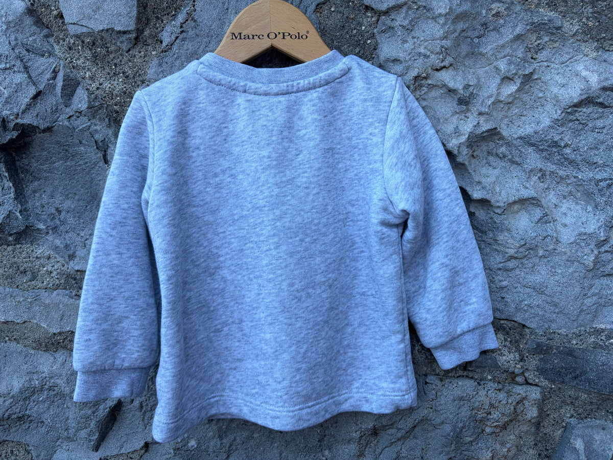 SpongeBob grey sweatshirt 6-9m (68-74cm)