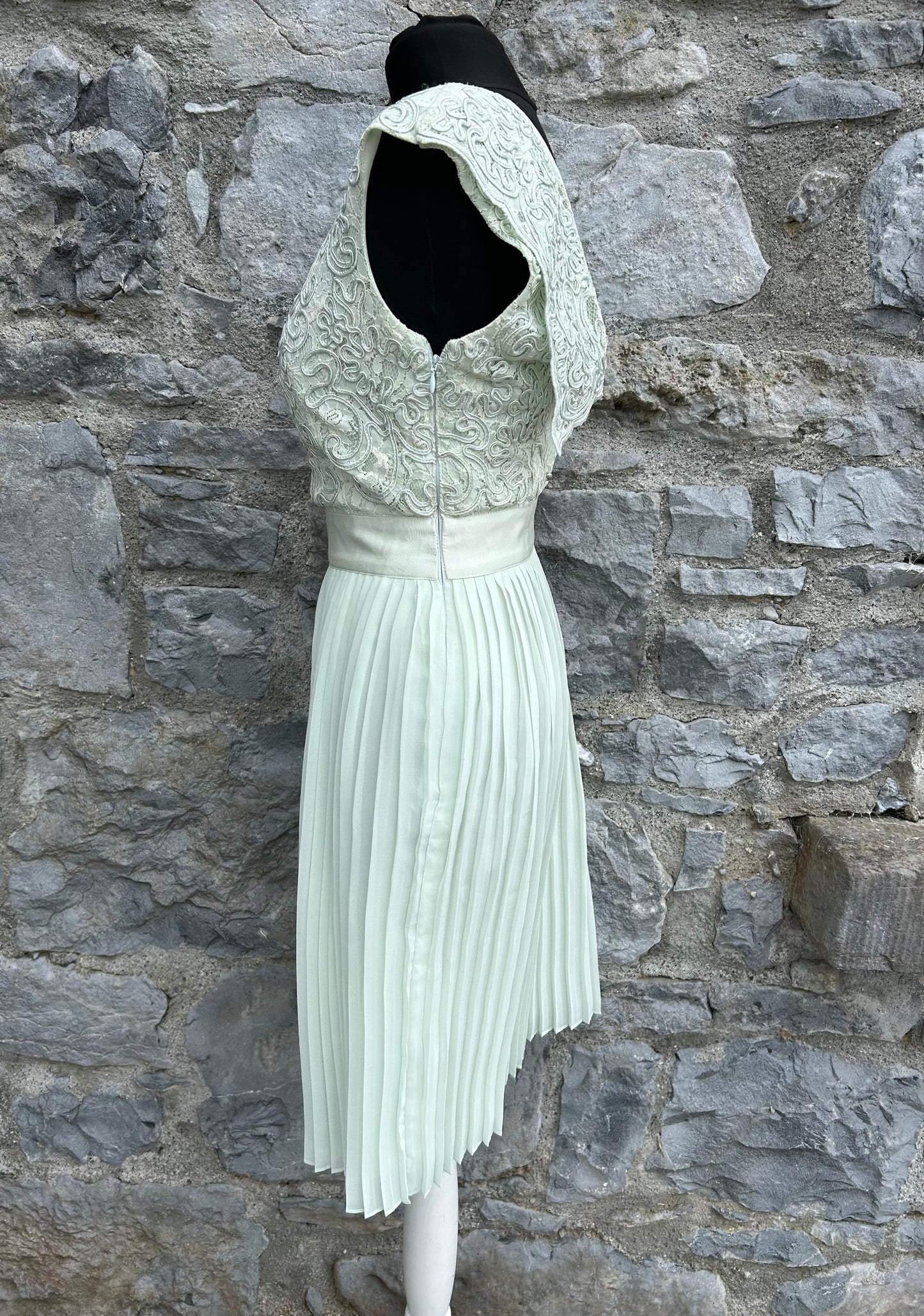 Mint lace&pleats dress uk 6