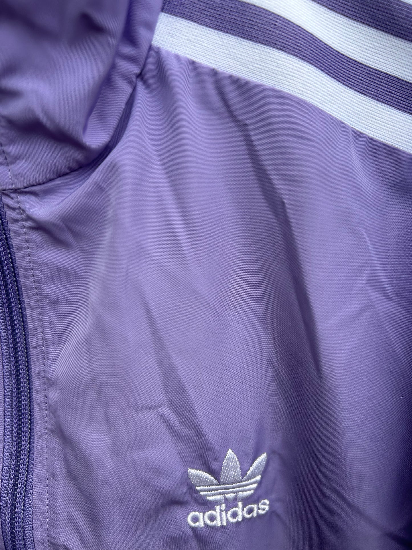 Purple Adicolor Big Kids Track Jacket 9-10y (134-140cm)