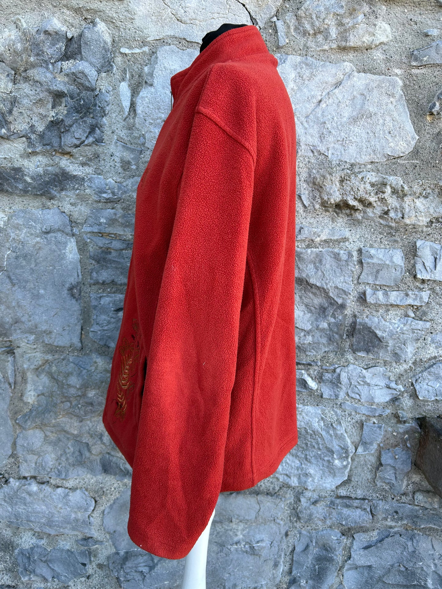 90s leaves rusty fleece uk 12-14