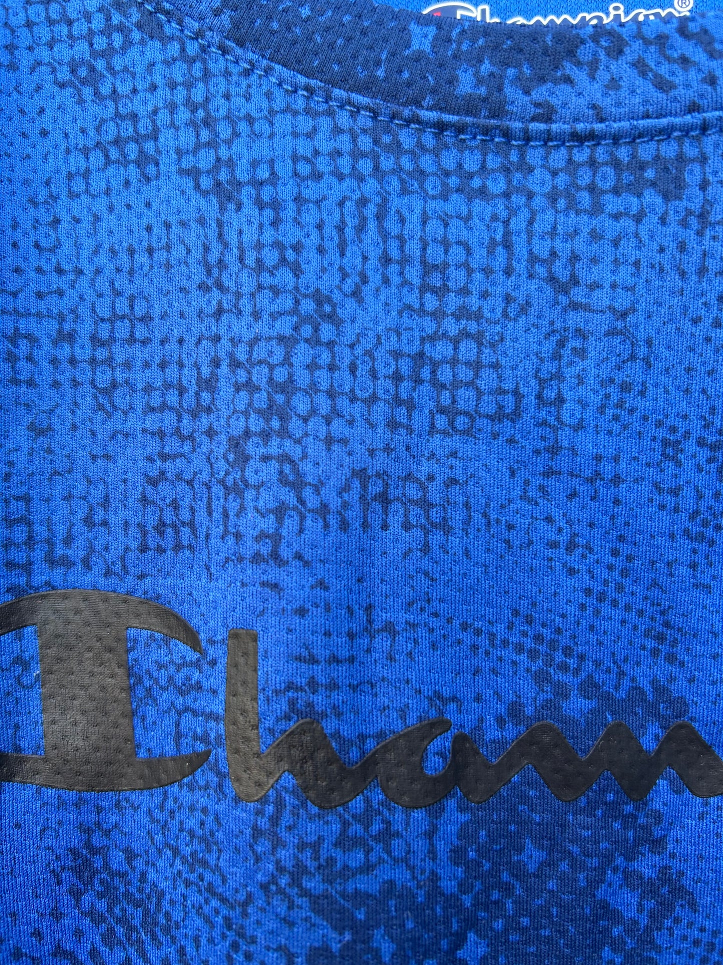 Blue patchy T-shirt 13-14y (158-164cm)