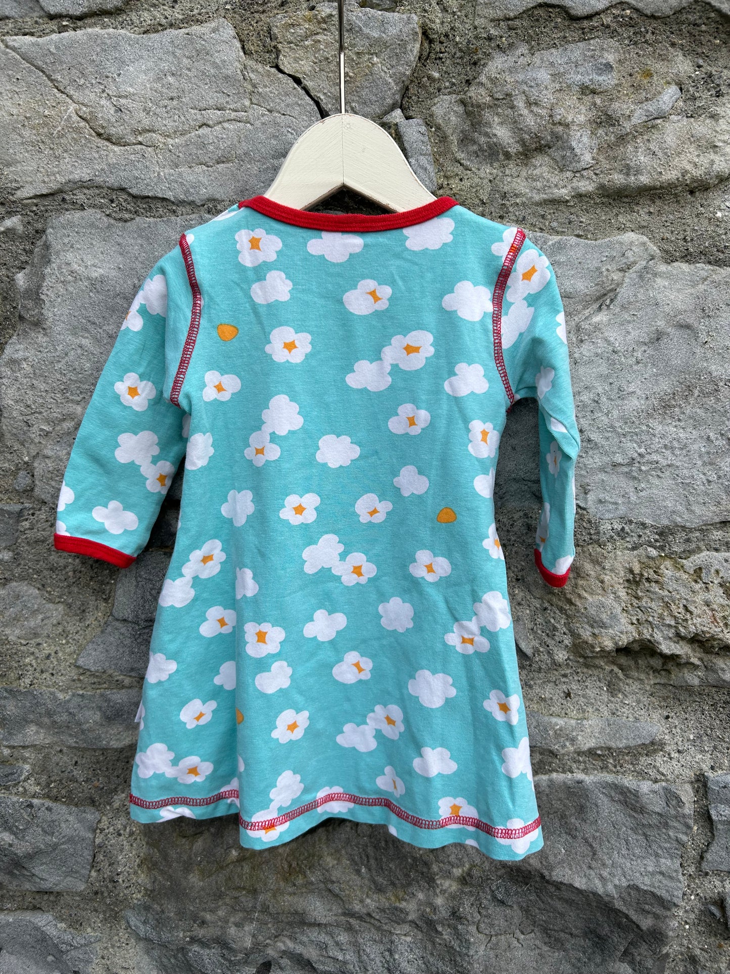 Popcorn dress 3-6m (62-68cm)