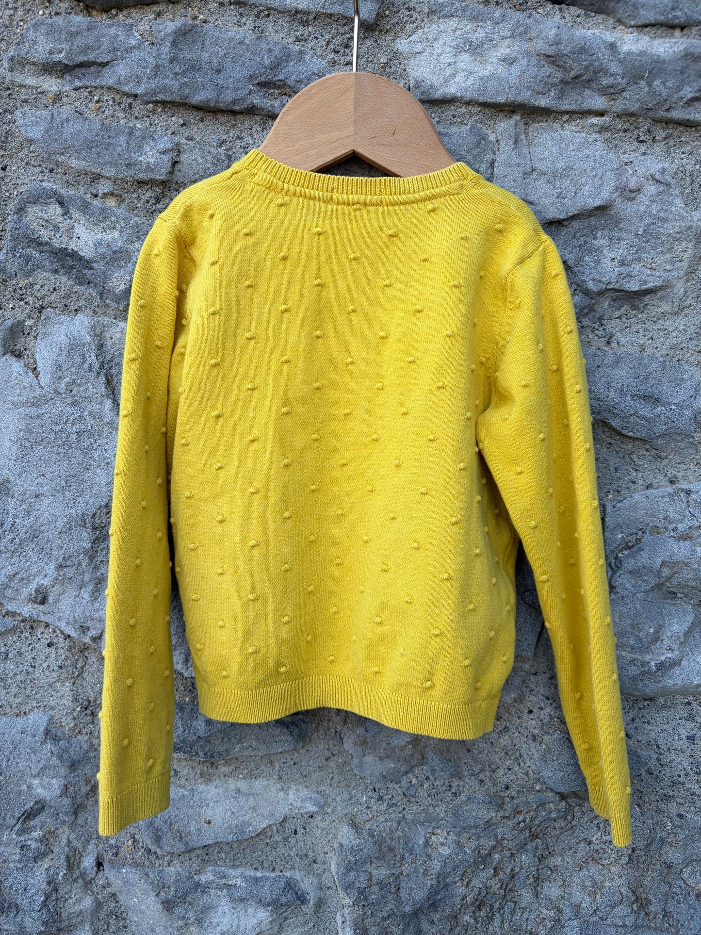 Yellow dotty cardigan 2-3y (92-98cm)
