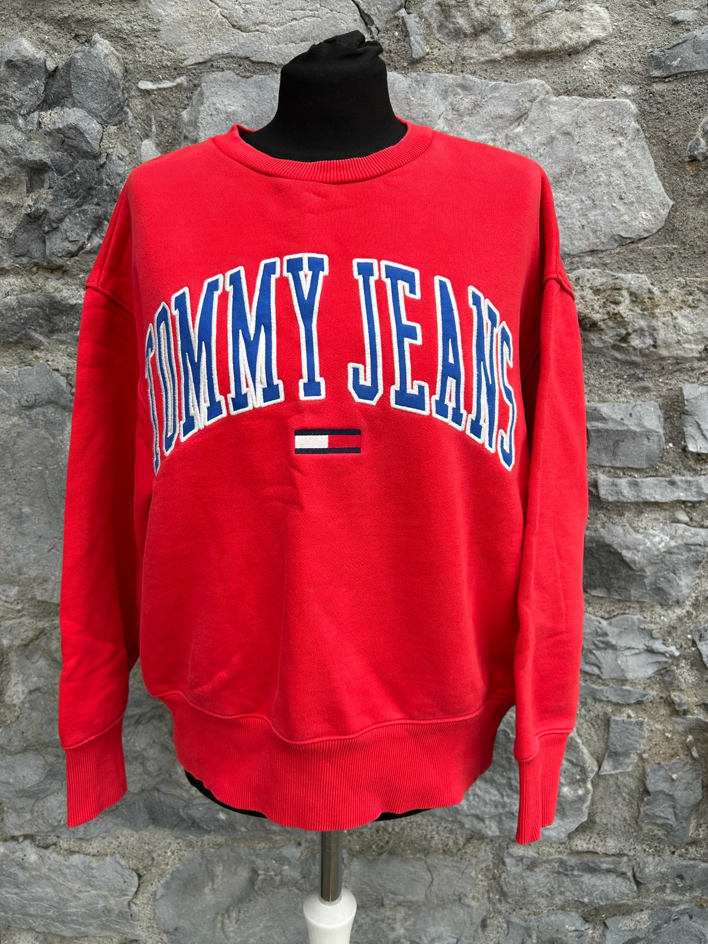 Tommy classics Logo Red sweatshirt uk 14-16