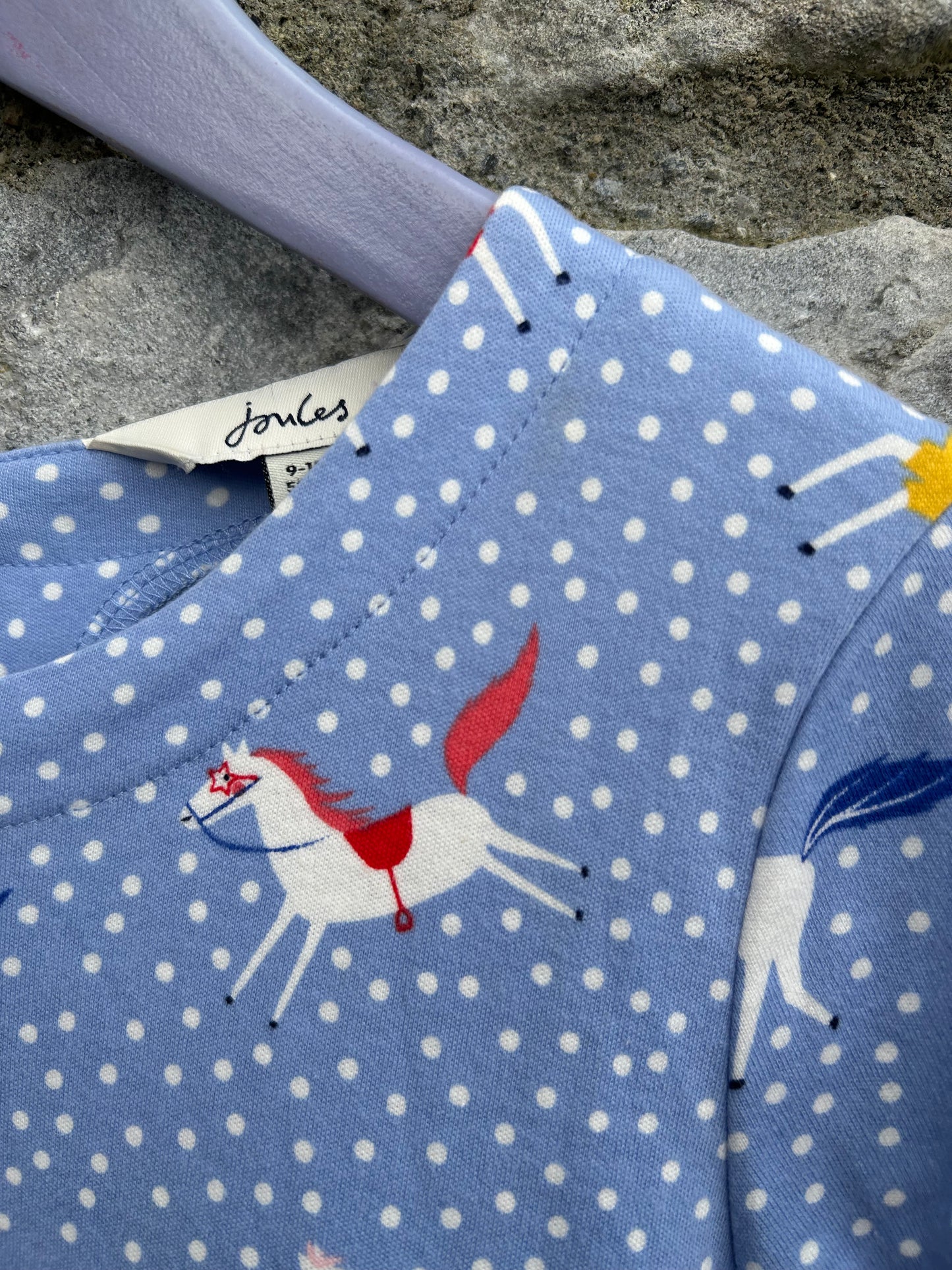 Polka dots horses dress 9-10y (134-140cm)