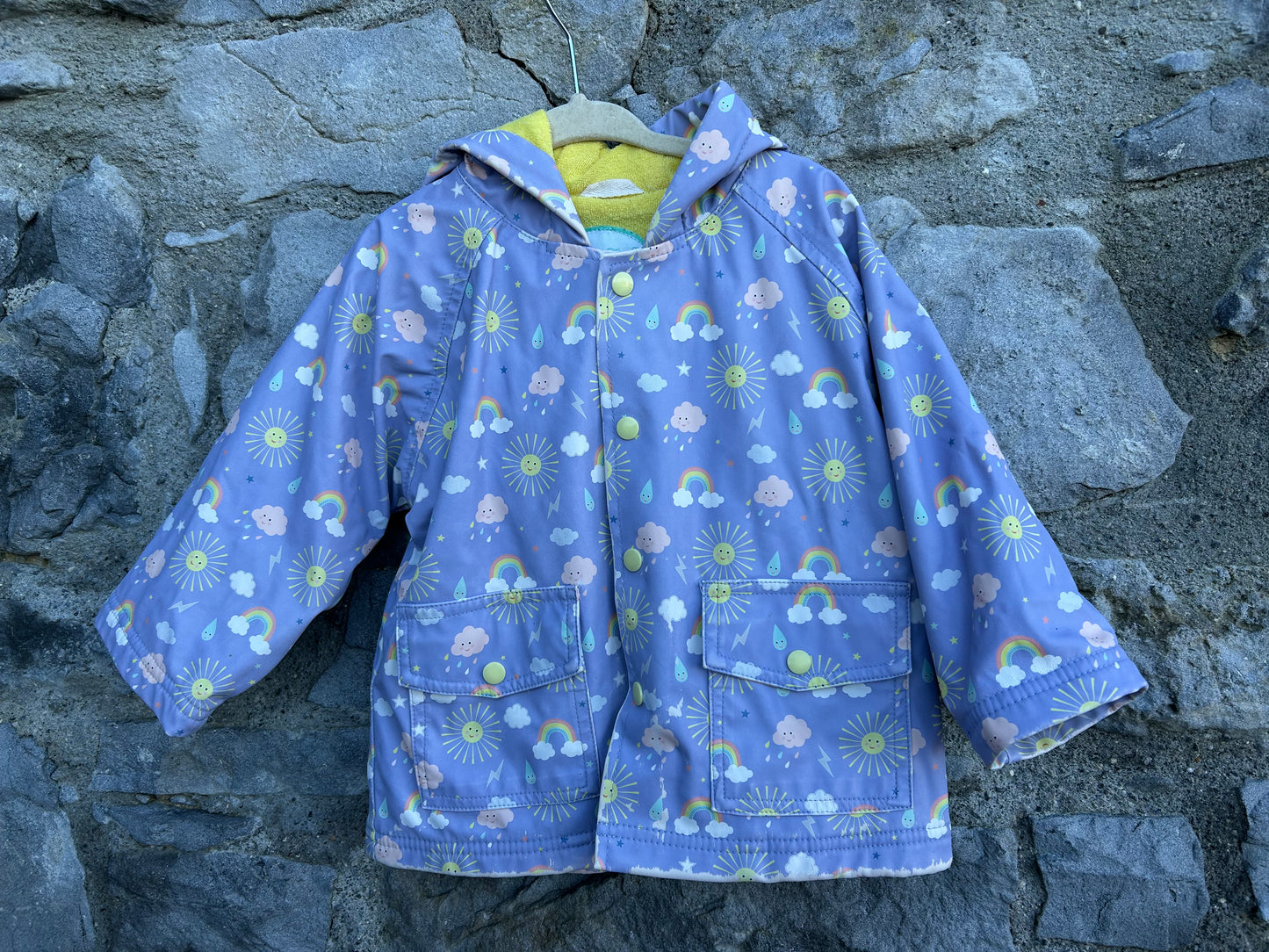 Blue weather raincoat 18-24m (86-92cm)