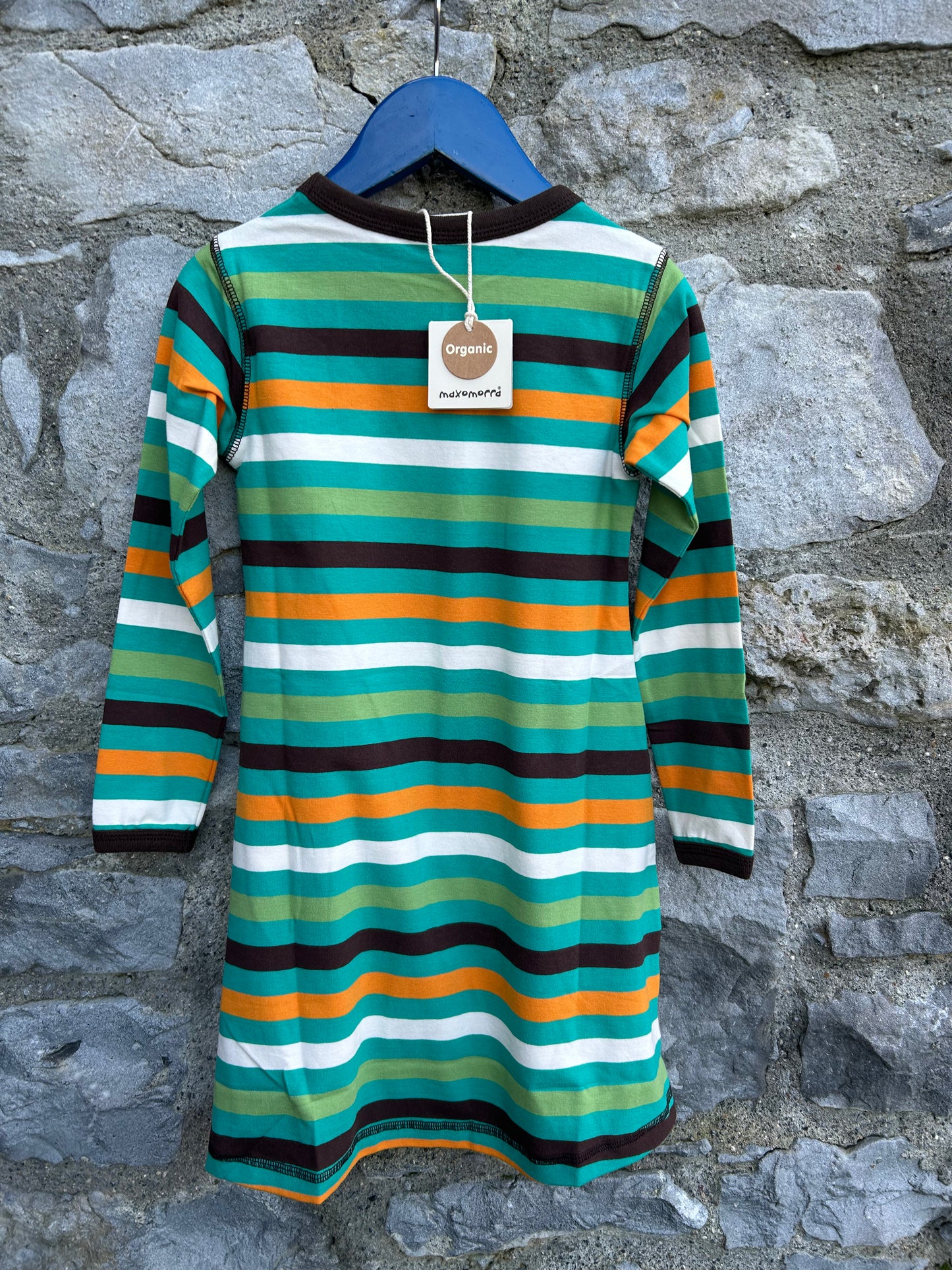 Green&orange dress 3-4y (98-104cm)