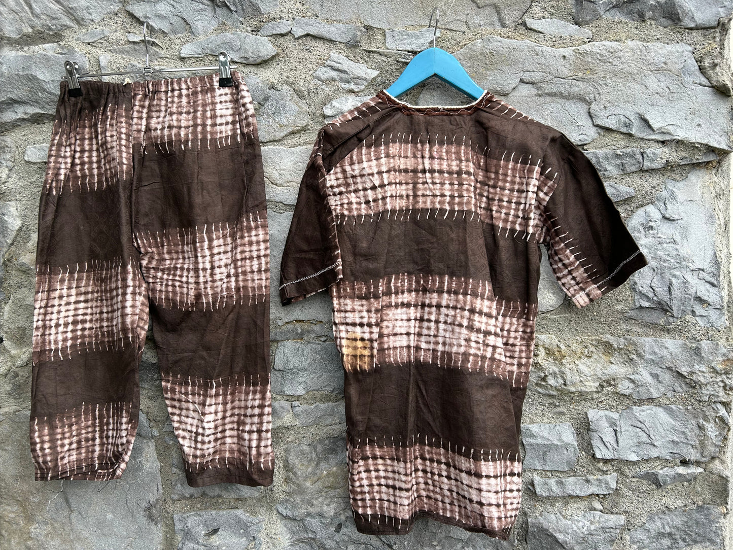 Brown tunic and pants 8-9y (128-134cm)