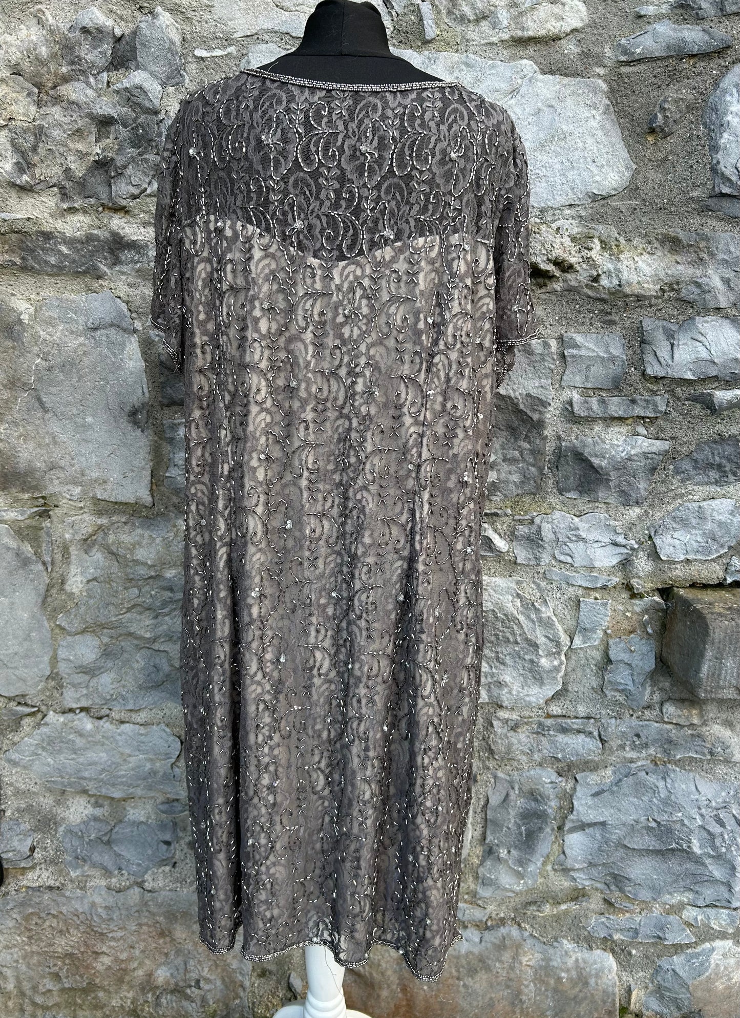 Grey sequin dress uk 18